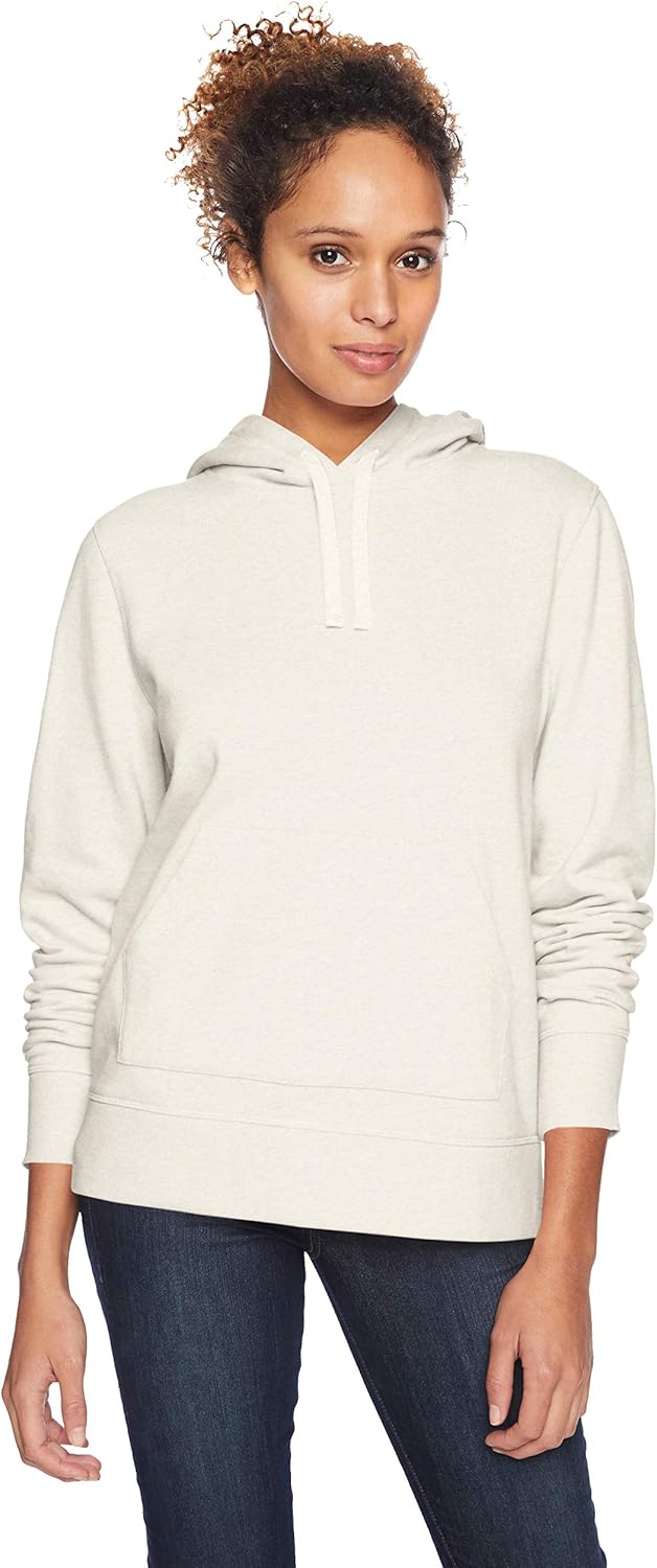 Amazon Essentials Women's Regular-Fit Brushed Back Fleece Pullover Hoodie (Available in Plus Size)