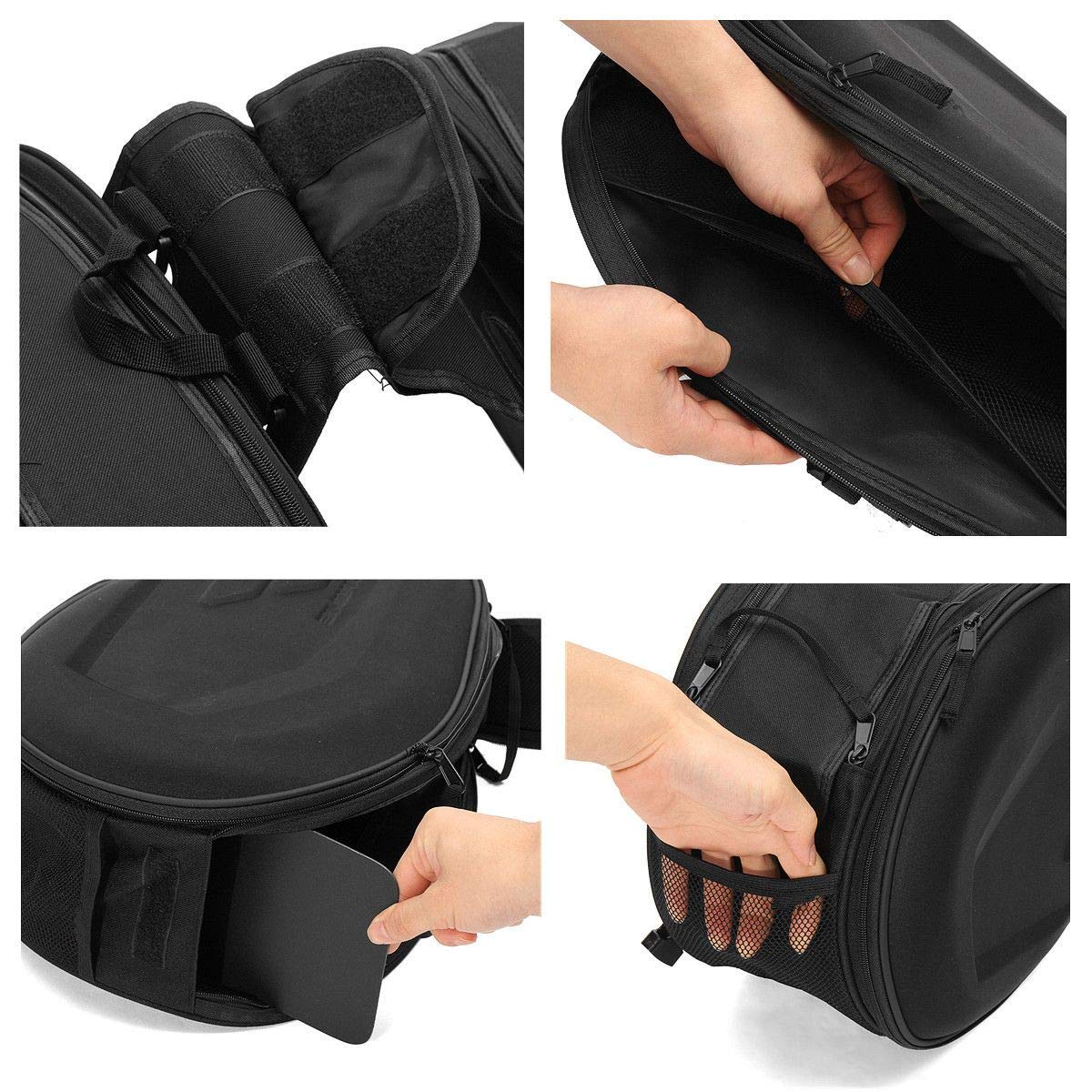 Powersports Saddle Bags - Waterproof Motorcycle Luggage, Helmet & Pillion Seat Side Bags