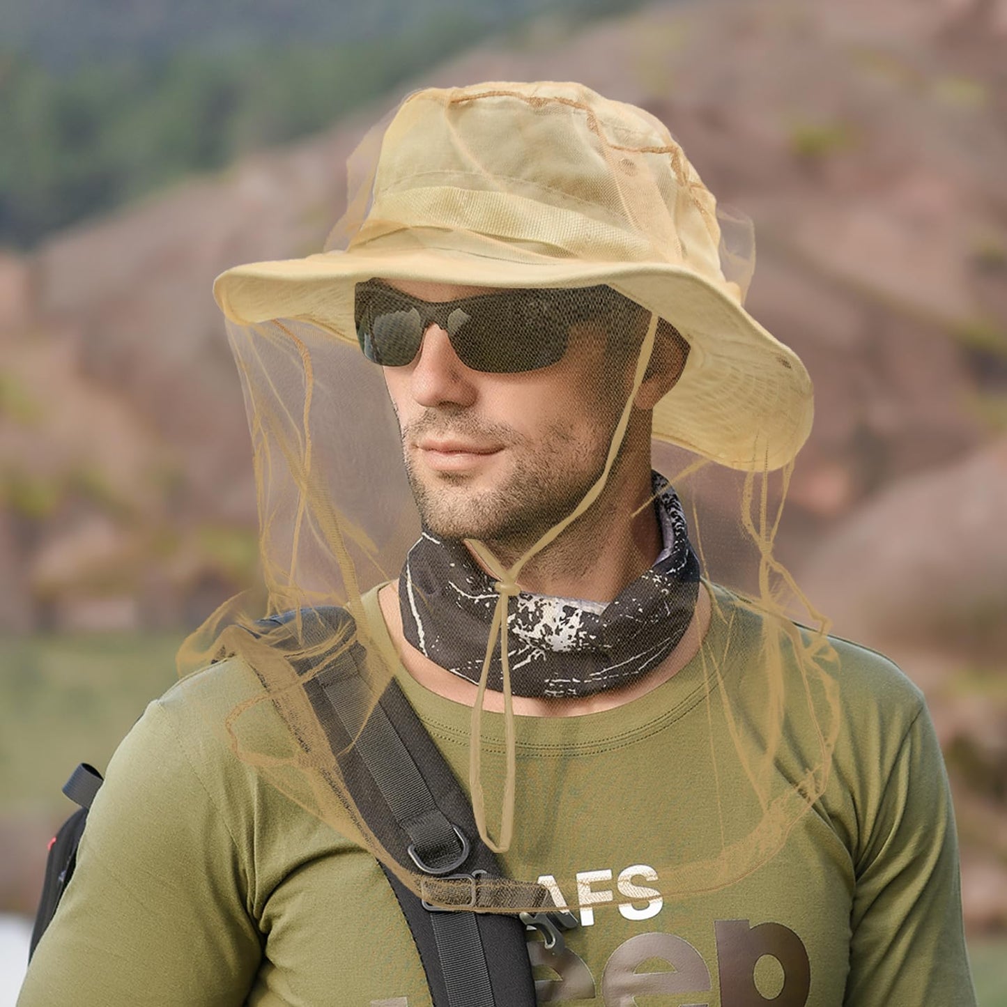 Sun Hats for Men Women Boonie Hat UPF 50+ Bucket Hat Wide Brim UV Protection Fishing Hiking Safari Outdoor Hats