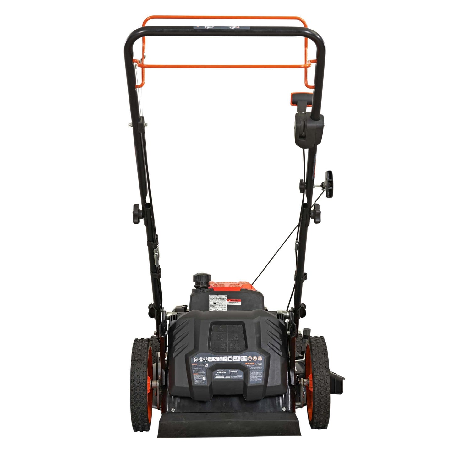 YARDMAX 22 in. 201cc Select PACE 6 Speed CVT High Wheel FWD 3-in-1 Gas Walk Behind Self Propelled Lawn Mower, Black (YG2860)