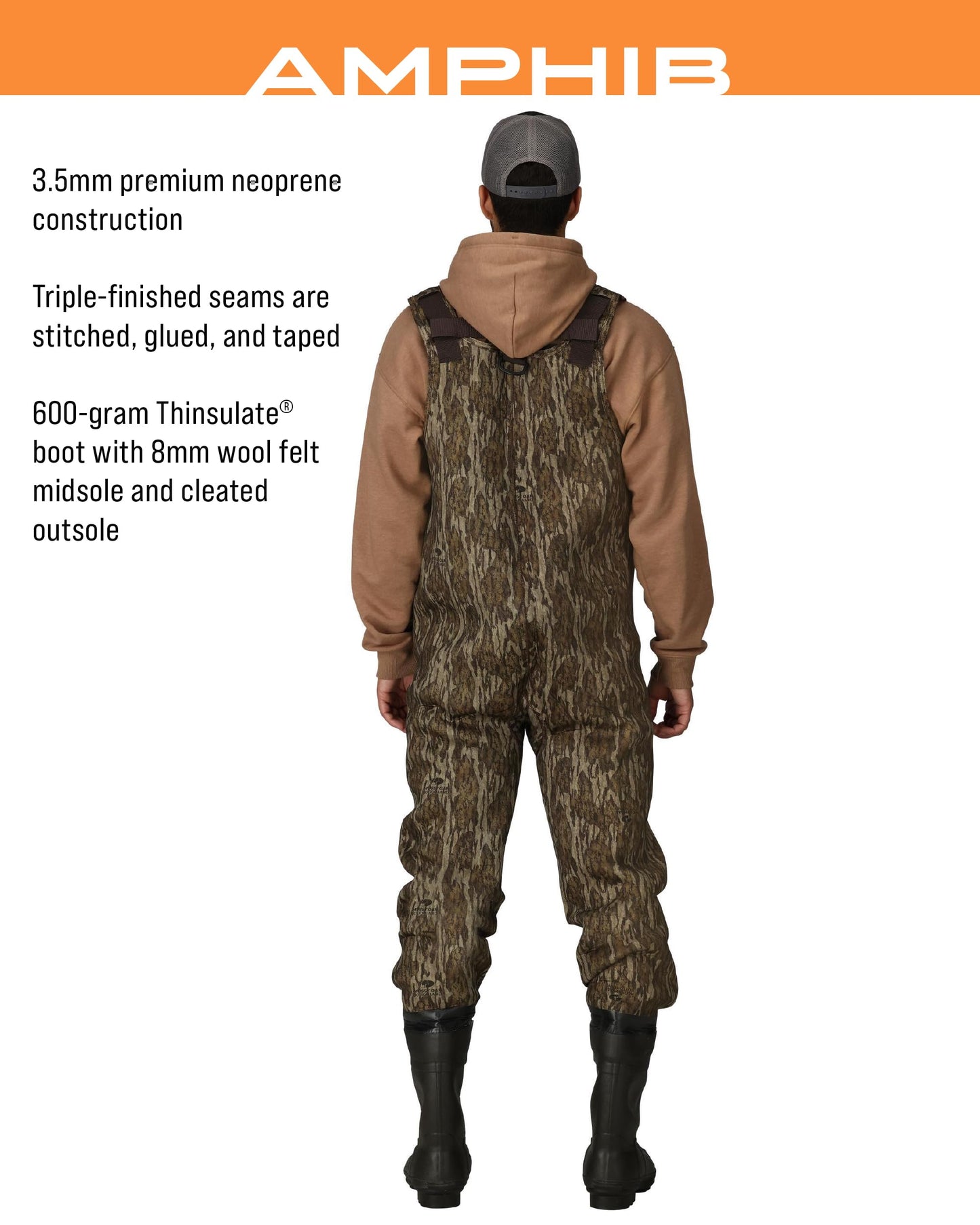 FROGG TOGGS Amphib Neoprene Bootfoot Camo Chest Wader