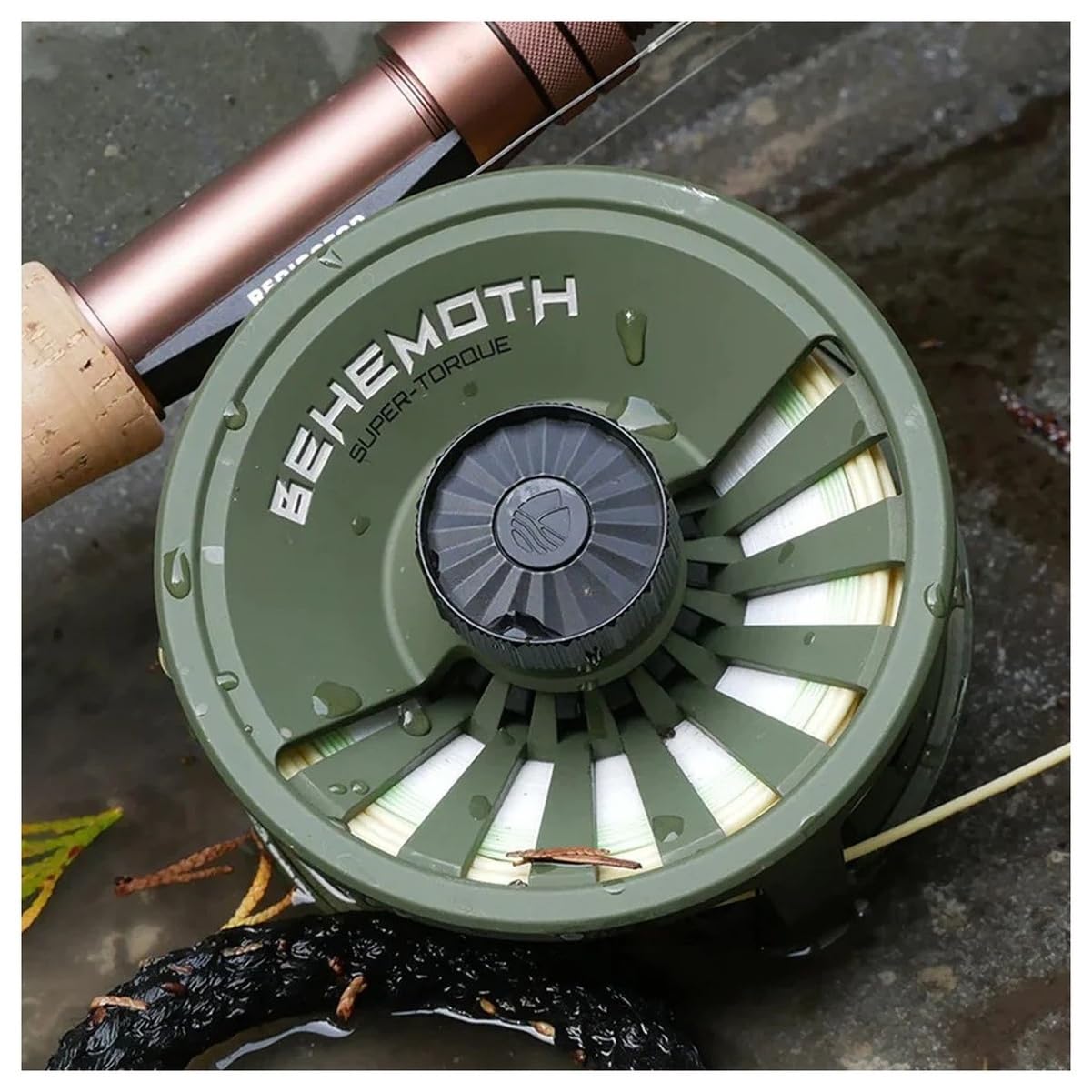 Redington Behemoth Fly Fishing Reel, Multipurpose Fly Reel for Freshwater and Saltwater, Large Arbor and Adjustable Drag