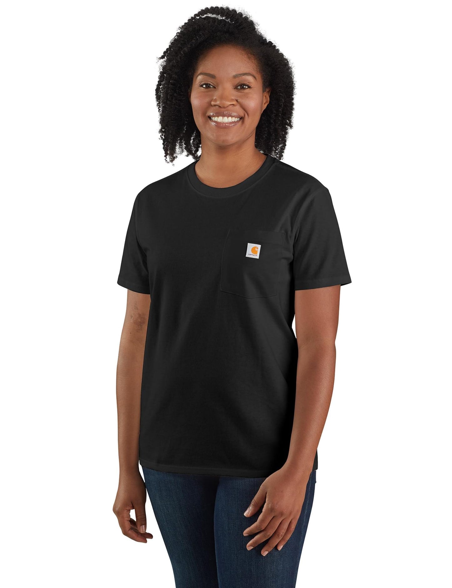 Carhartt Women's Loose Fit Heavyweight Short-Sleeve Pocket T-Shirt
