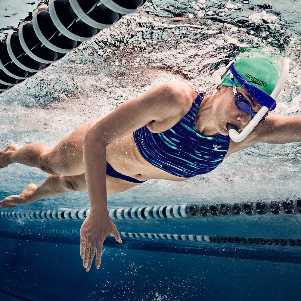 Speedo Unisex-Adult Swim Training Snorkel Bullet Head