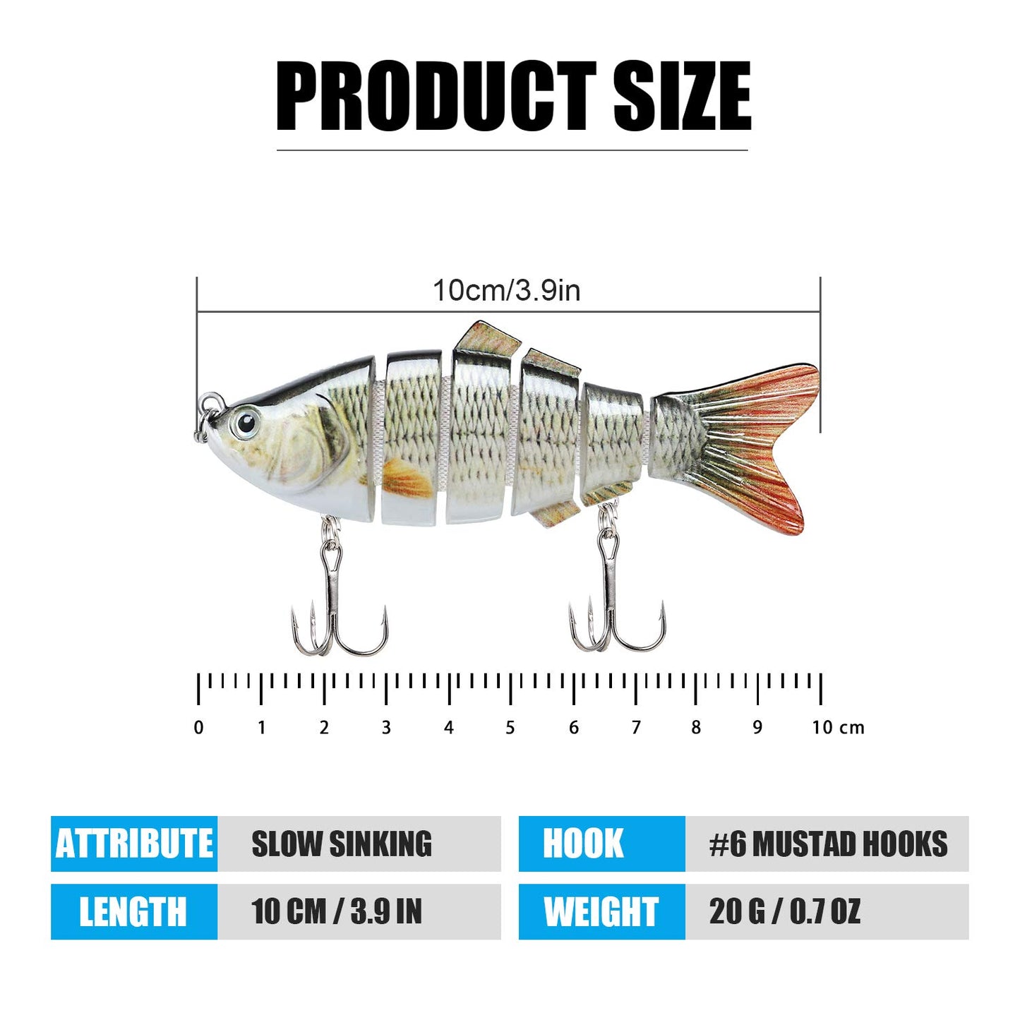 TRUSCEND Swimmax for Saltwater and Freshwater, Realistic Fishing Lures for Bass Trout Crappie Walleye Pike Bluegill Salmon, Swimbait for Bass Fishing, Amazing Fishing Gear Gifts for Family Fishing