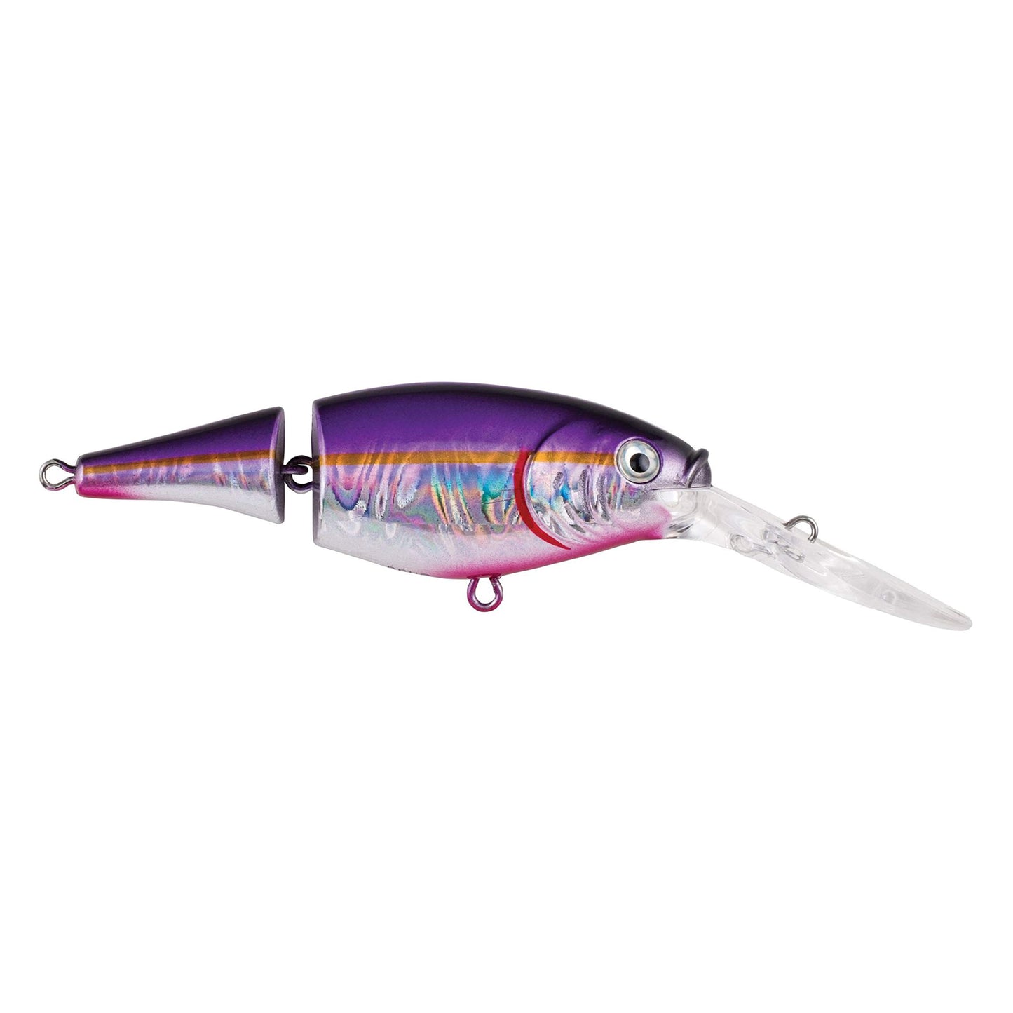 Berkley Flicker Shad Jointed Crankbait, 2 Pack, Red Tiger, 1/3 oz, 2 3/4in, 7'-9' Dive Depth