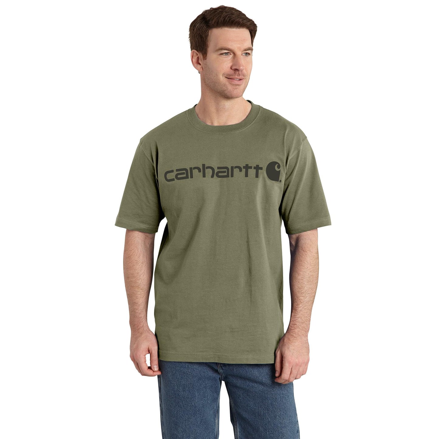 Carhartt Men's K195 Short Sleeve Logo T-Shirt