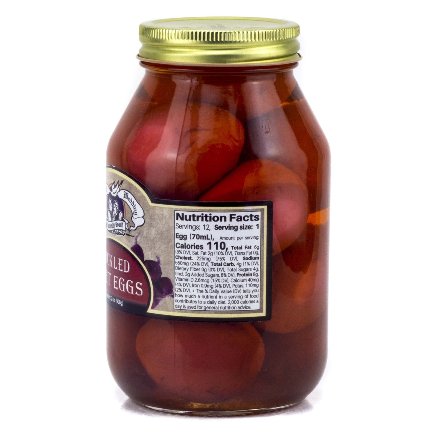 Amish Wedding Pickled Eggs 32oz (Pack of 2)