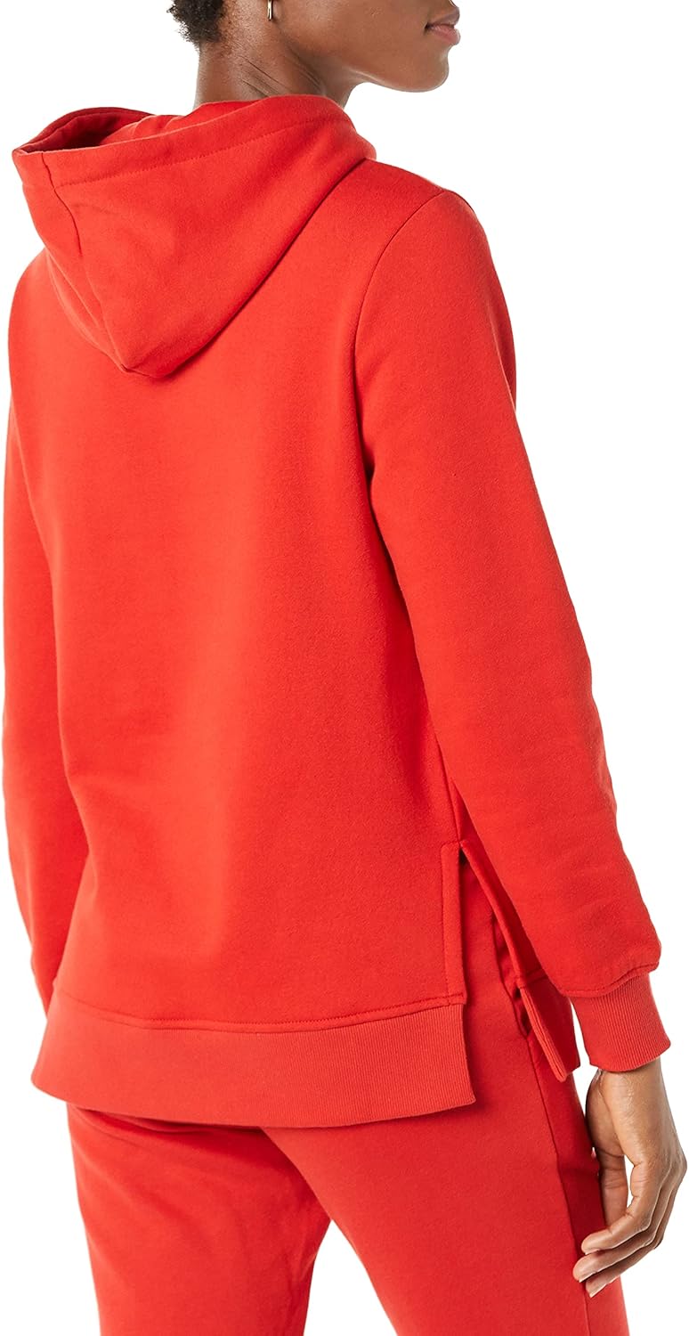 Amazon Essentials womens Fleece Hooded Tunic Sweatshirt