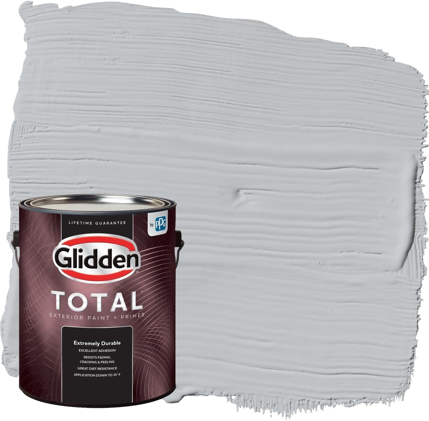 Glidden Exterior Paint + Primer: Black/Black Magic, One Coat, Satin, 1-Gallon