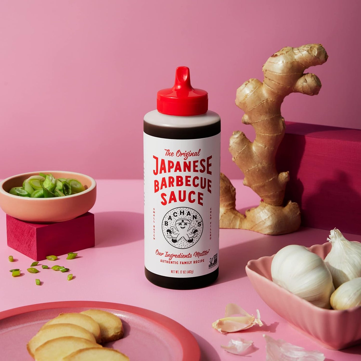 Bachan's The Original Japanese Barbecue Sauce, Small Batch, Non GMO, No Preservatives, Vegan and BPA free, 17 Oz