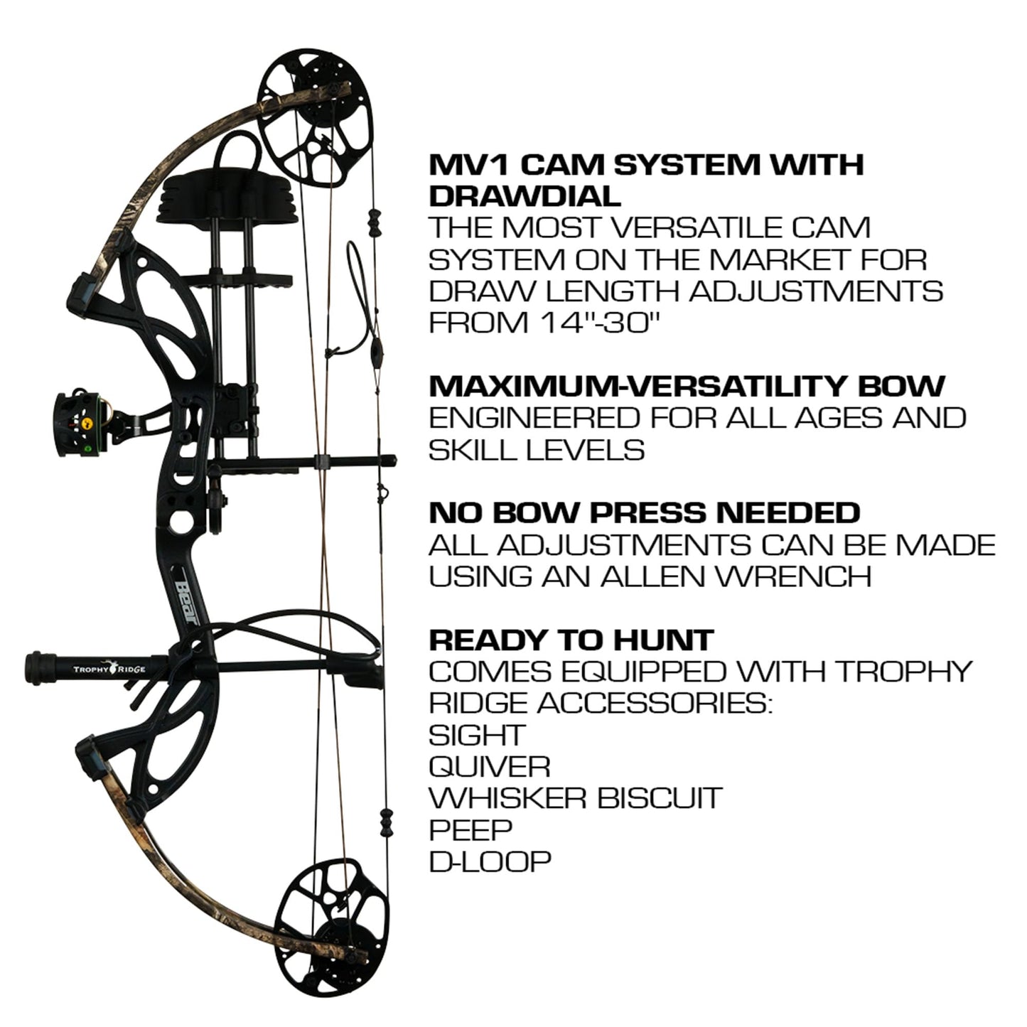 Bear Archery Cruzer G2/G3 Compound Bow Package