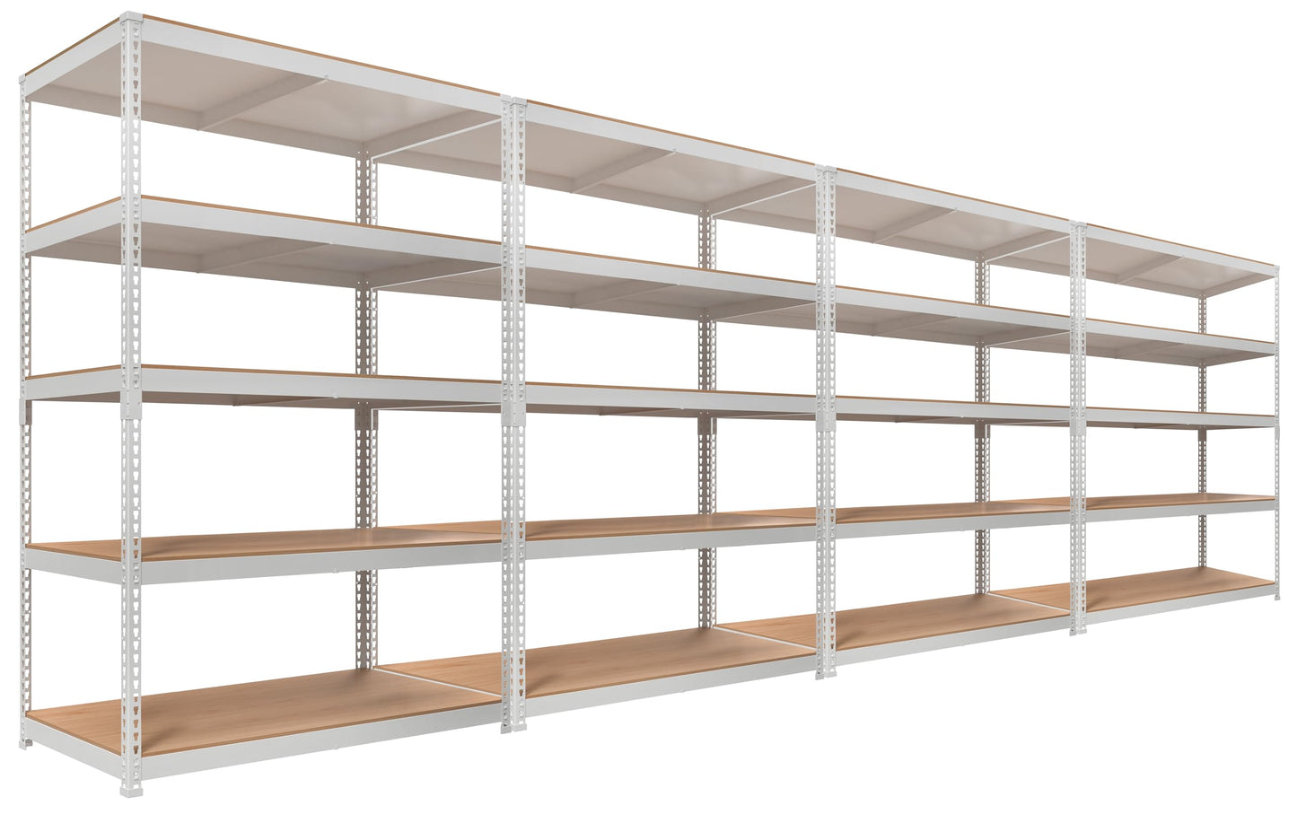 HOMEDANT 5 Tier Laminated Boltless Heavy Duty Garage Storage Adjustable Wide Size Metal Shelving Unit Utility Rack Shelves Organization Multipurpose Shelf Shed Warehouse 47.7"W x 24.1"D x 71.3"H 2Pack