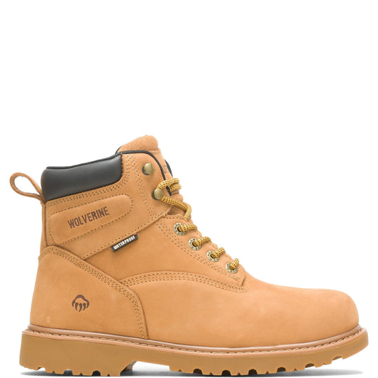 WOLVERINE Men's Floorhand Waterproof Steeltoe 6" Work Boot