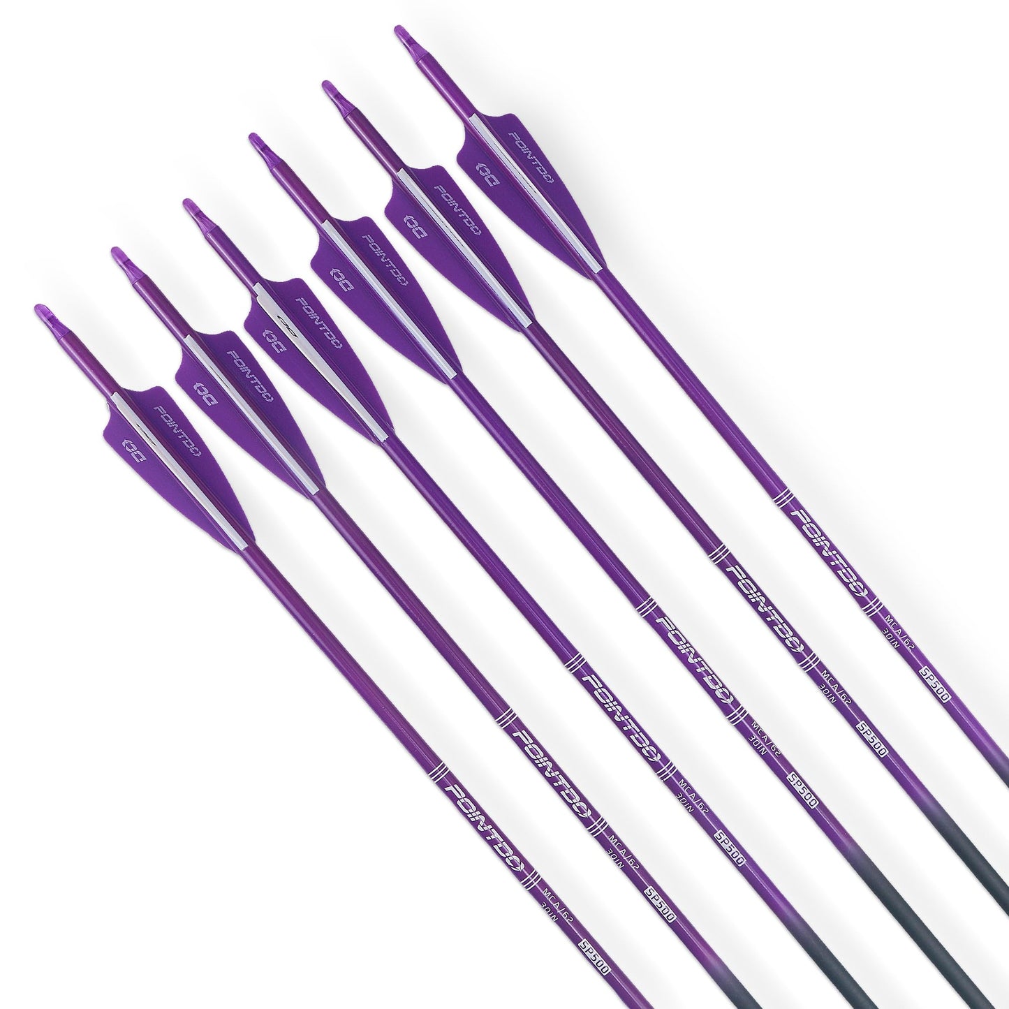 30inch Carbon Arrow Fluorescence Color Targeting and Practice and Hunting Arrows for Compound Bow and Recurve Bow with Removable Tips(Pack of 12)