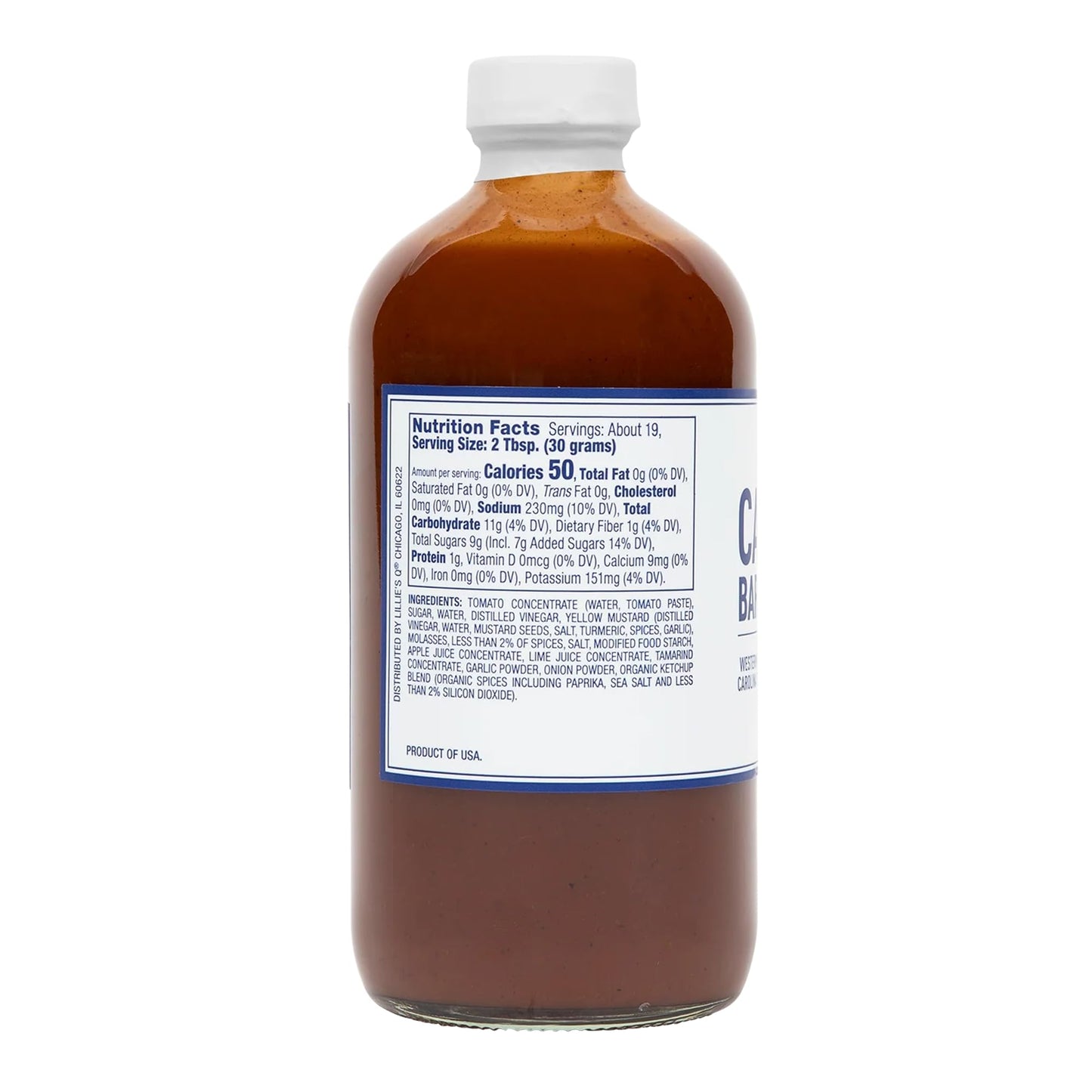 Lillie's Q - Carolina Barbeque Sauce, Gourmet Carolina Sauce, Tangy BBQ Sauce with Tomato Vinegar, Premium Ingredients, Made with Gluten-Free Ingredients (20 oz)