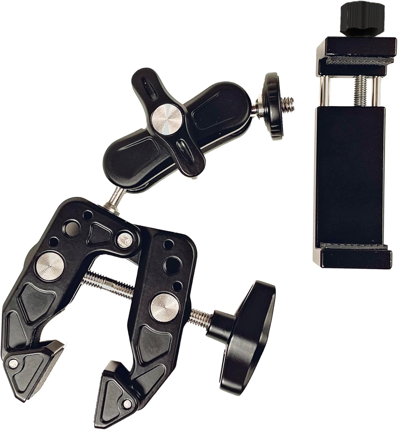 Icotec Remote/Phone Holder - Securly fastens Your Smartphone, Sports Camera, a Predator Call Remote Control to a Tripod or Pole.