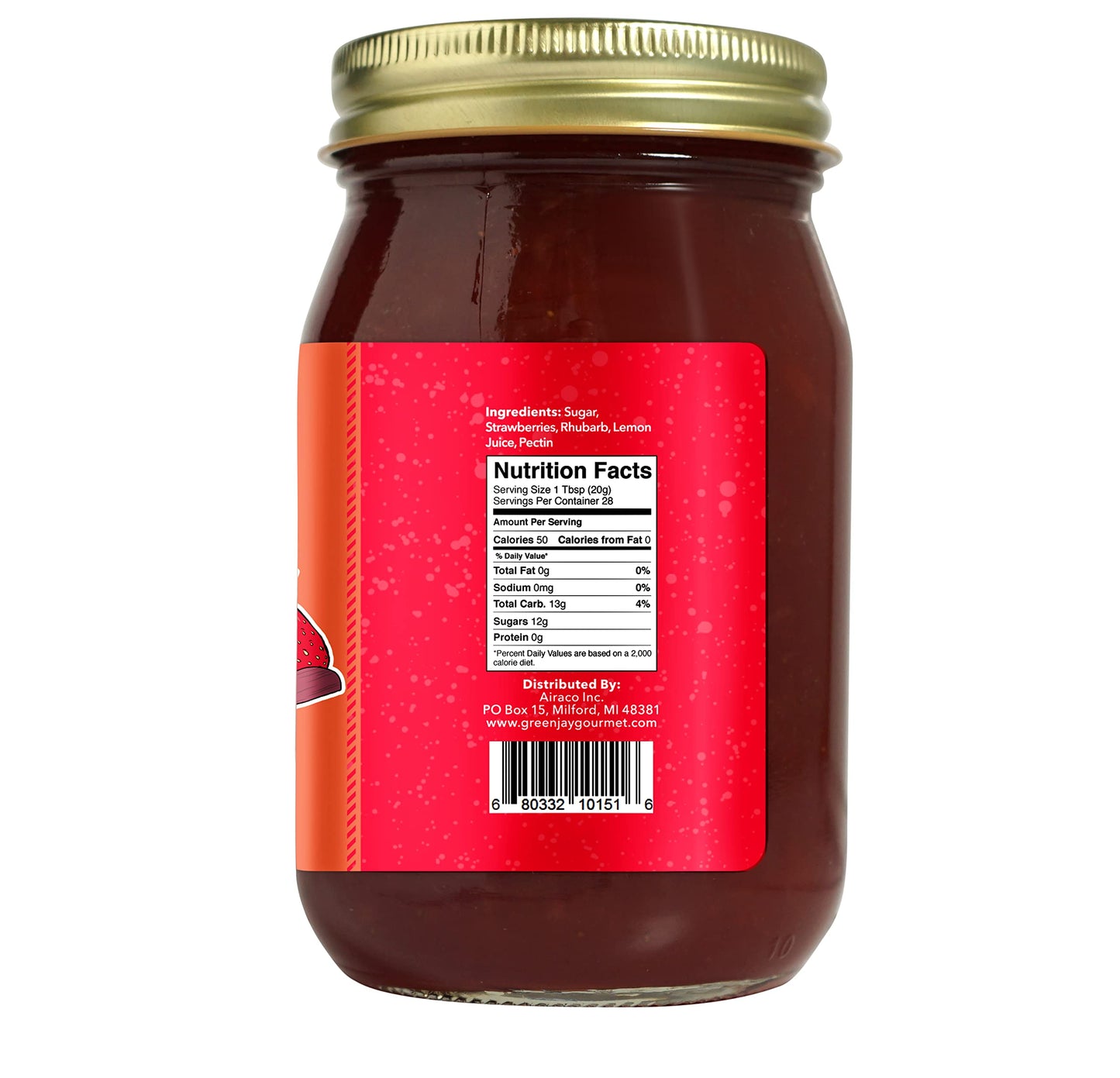 Green Jay Gourmet Spicy Jam Variety Pack - All-Natural Raspberry Jalapeno Jam, Strawberry Jalapeno Jam, Blackberry Jalapeno Jam - Vegan, Gluten-free Jam - No Preservatives - USA Made - 3 x 20 Ounces