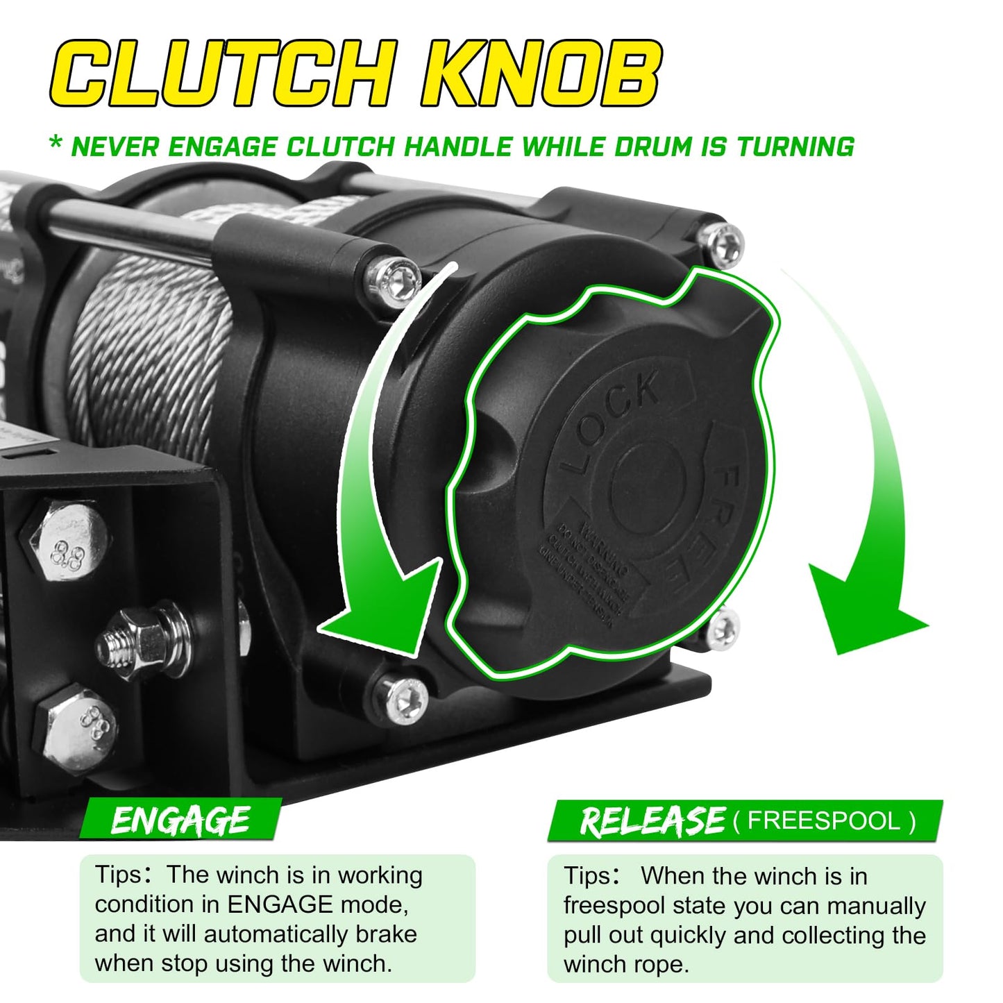 3500lbs ATV/UTV Winch with Synthetic Rope, Electric Boat Trailer Winch 12V, Waterproof Winch with 2 Wireless Remotes &Wired Switch,with Mounting Plate,Pulley,Rope Damper,Aluminium Fairlead