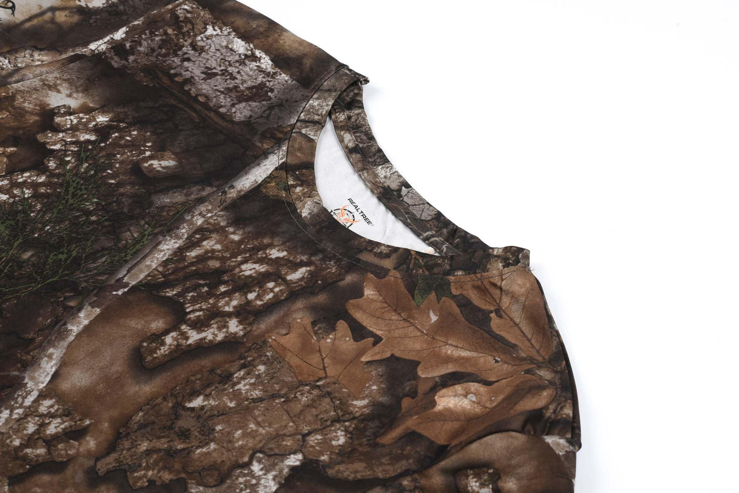 Authentic Realtree and Mossy Oak Camouflage Crewneck Unisex Adult Short Sleeve Tee Shirt