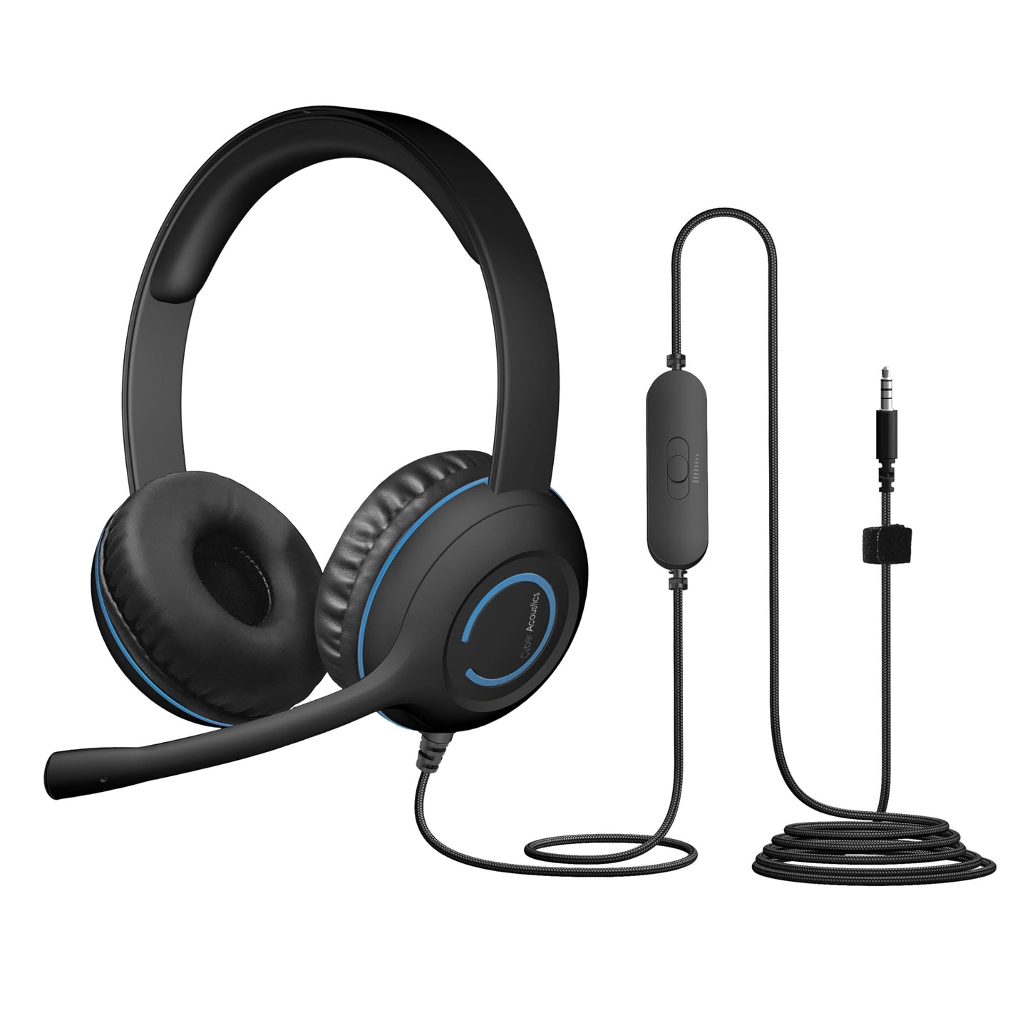 Cyber Acoustics 3.5mm Stereo Headset (AC-5002) – Durable, Crisp, and Clear Communication in Classrooms and at Home