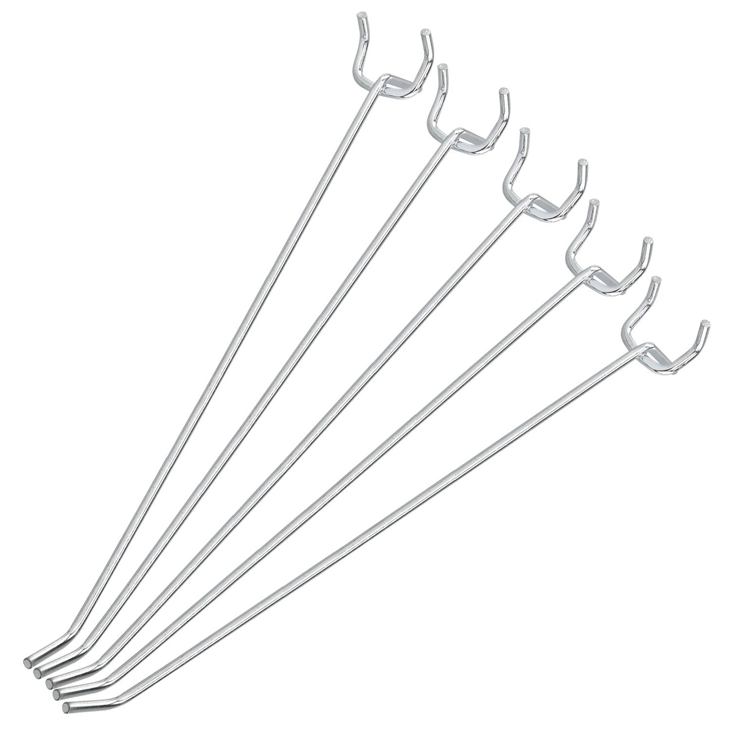 Neiko 53102A 6” Pegboard Hook Organizer Kit, 50 Pack, Hanging Hooks Set for Garage Organization, Great for Wall Hanging and Shelving, Tool Storage, Craft Organizing
