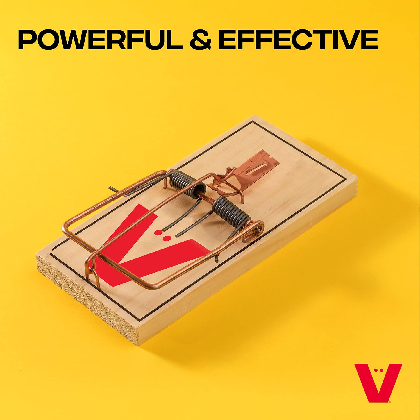 Victor M035-12 Plastic Pedal Easy Set Sustainably Sourced FSC Wood Snap Mouse Trap - 12 Traps