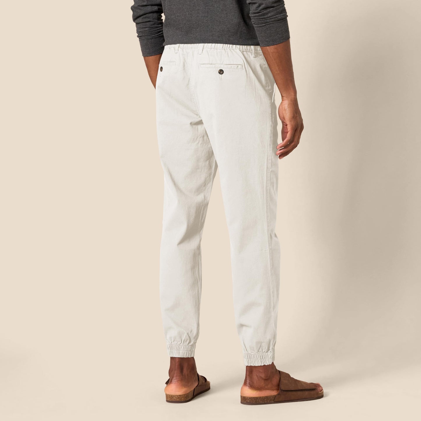 Amazon Essentials Men's Straight-Fit Washed Cotton Chino Jogger Pant