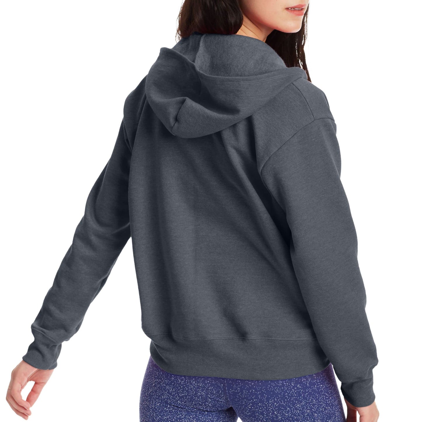 Hanes Women's Hoodie, Ecosmart Fleece Full-zip Hoodie, Zip-up Hooded Sweatshirt