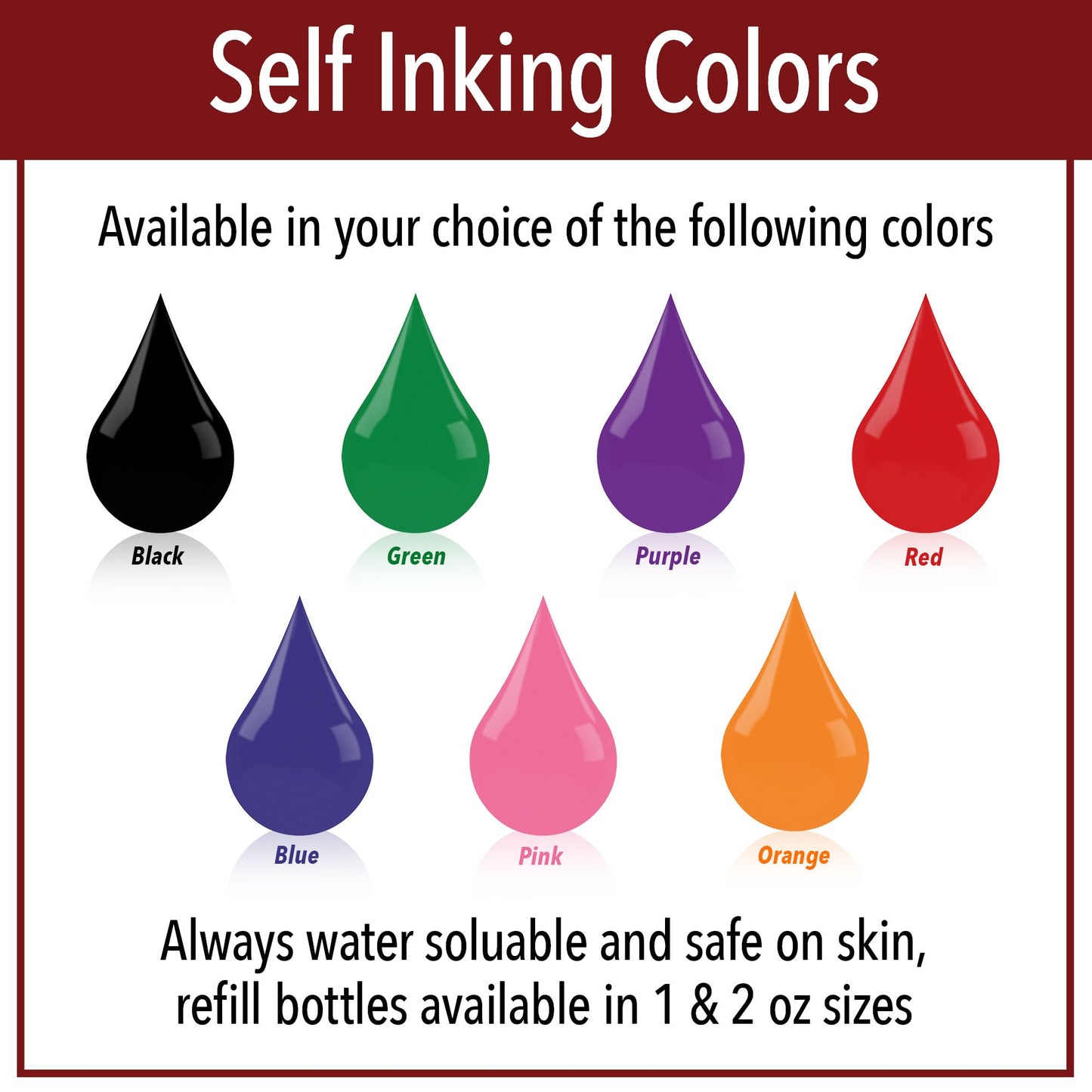 Custom Text Office Stamp | 4 Different Sizes | 20 Designs | Multiple Color Options | Up to 3 Lines of Text | Perfect for Quick Validation of Office Documents (Custom Text, Large)
