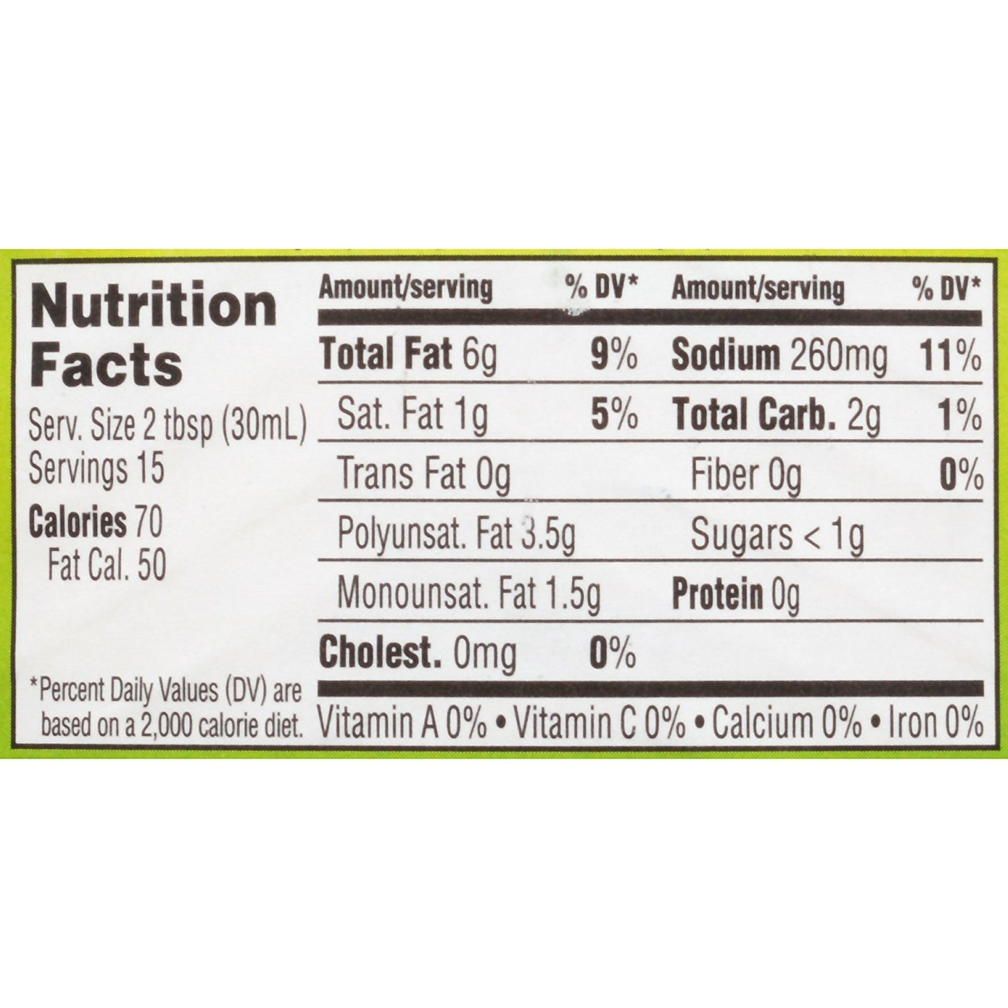 Wish-Bone Light Creamy Caesar Dressing, 15 FL oz