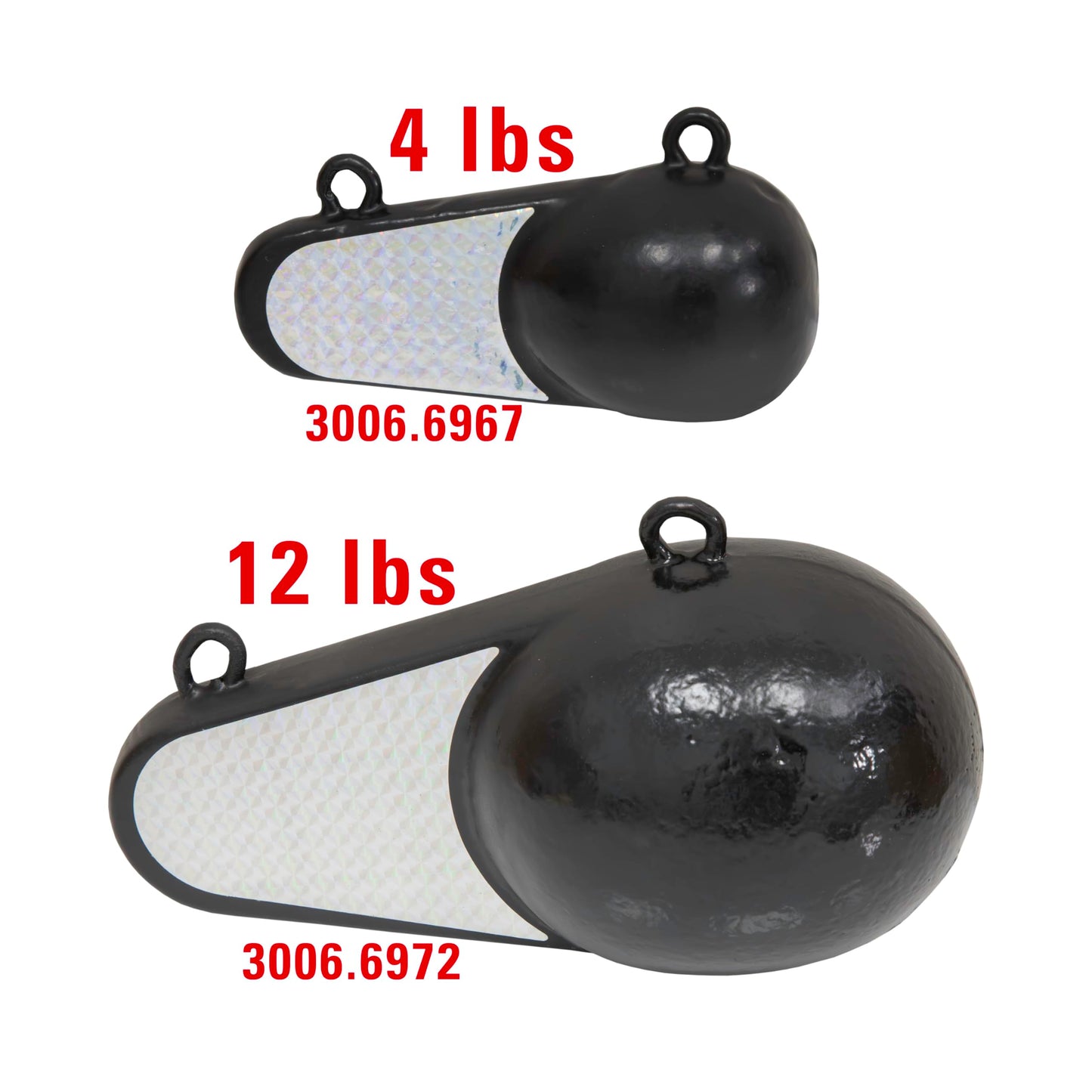 Extreme Max Coated Keel-Style Downrigger Weight