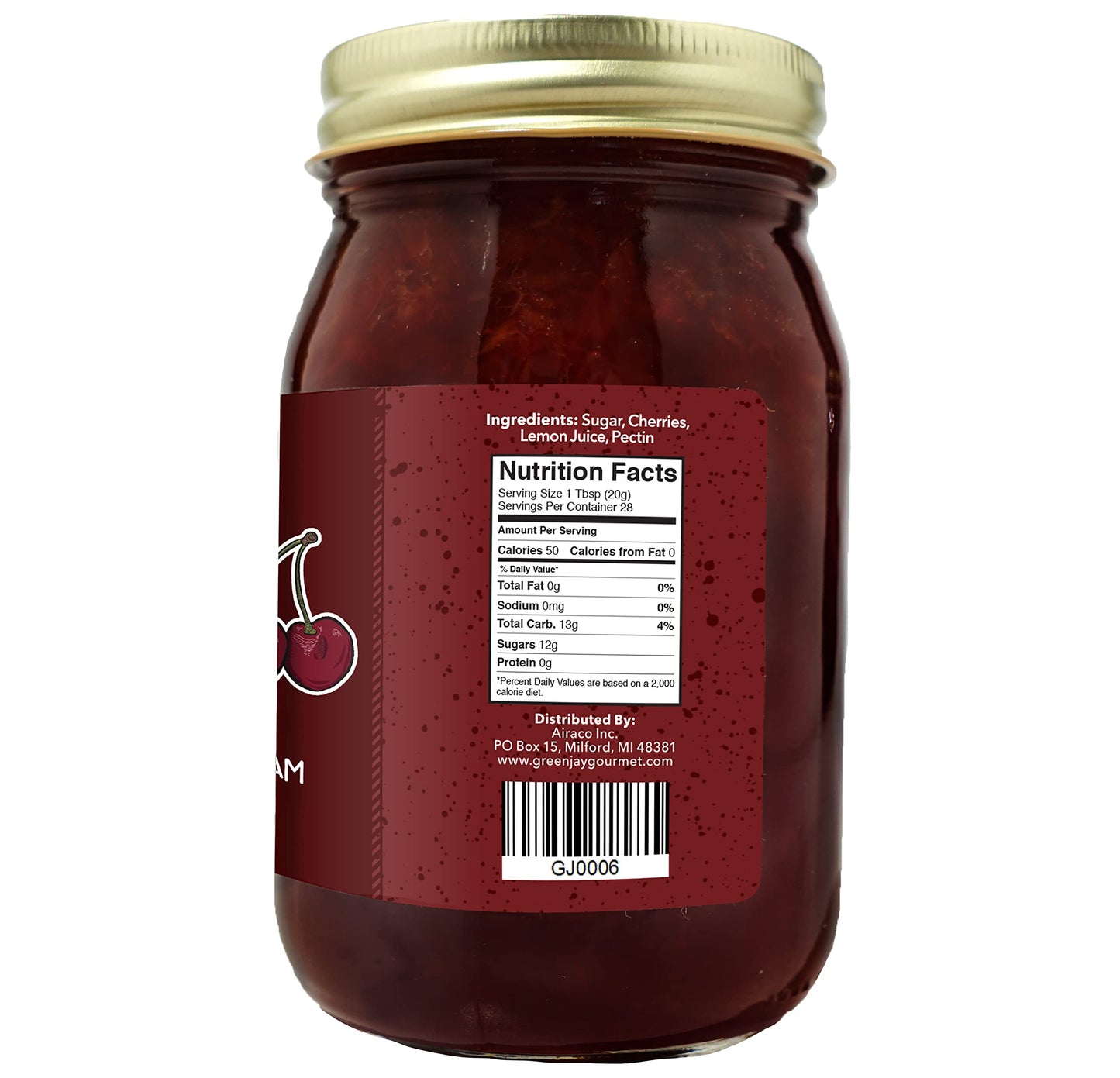 Green Jay Gourmet Spicy Jam Variety Pack - All-Natural Raspberry Jalapeno Jam, Strawberry Jalapeno Jam, Blackberry Jalapeno Jam - Vegan, Gluten-free Jam - No Preservatives - USA Made - 3 x 20 Ounces