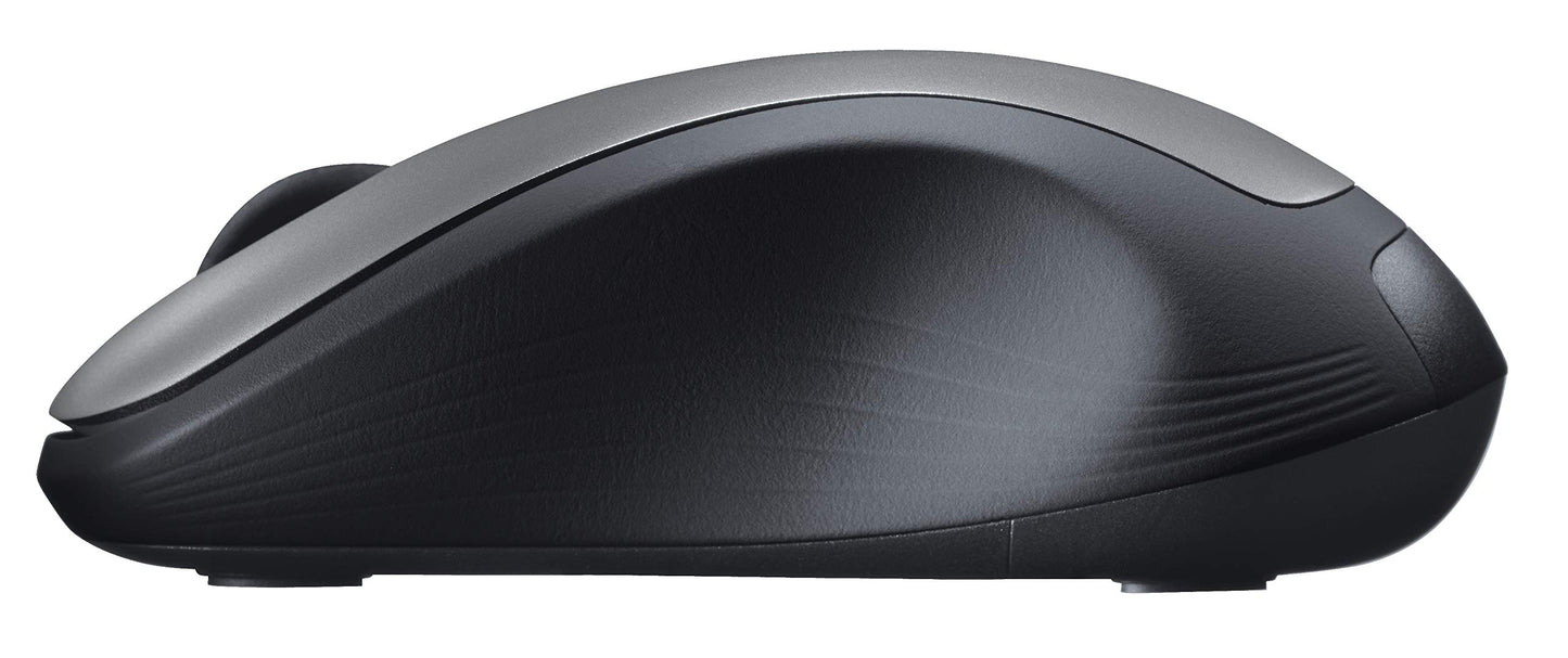 Logitech MK335 Quiet Wireless Keyboard and Mouse Combo - Black/Silver Keyboard and Mouse Combo Wireless, Ambidextrous