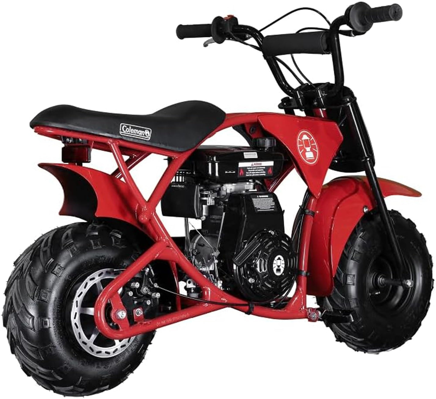 Coleman Powersports B100 105cc Gas Powered Minibike for Kids and Adults, 1-Cylinder, 4-Stroke, 22 Mph, 150 lbs Maximum Load, Ideal for Off-Road and Trail Riding