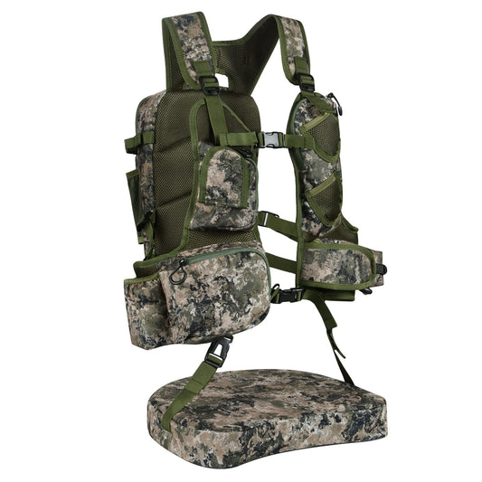 UIIHUNT Turkey Hunting Vest with Seat: Lightweight Turkey Vest with Game Pouch, Adjustable Turkey Gear, Turkey Hunting Accessories, Turkey Hunting Clothes for Men Women