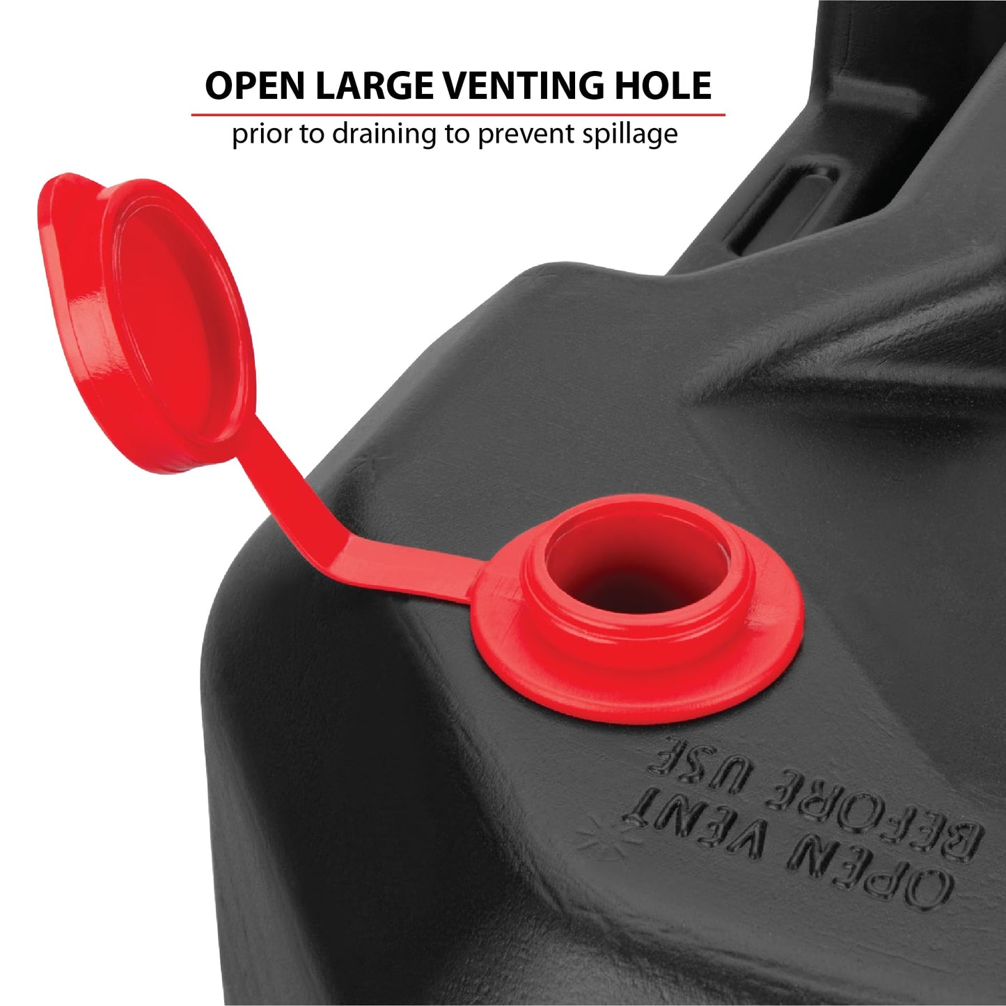 Performance Tool W4076 10-Quart Oil Drain Container, Deep Drain Well, Integrated Handle, Sealing Rubber Gaskets, Black