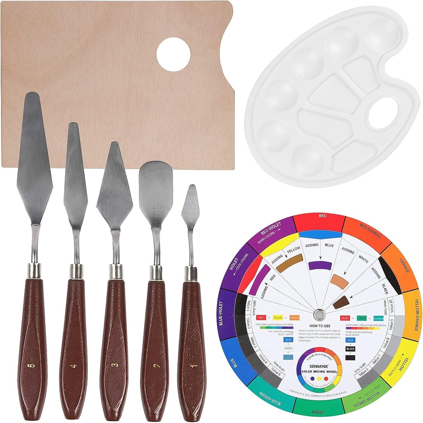 196Pcs Deluxe Artist Painting Set with Aluminum and Beech Wood Easel, 48 Colors Acrylic & Oil Paints, 24 Colors Watercolor Paints, Art Paint Supplies for Artists, Beginner & Adults