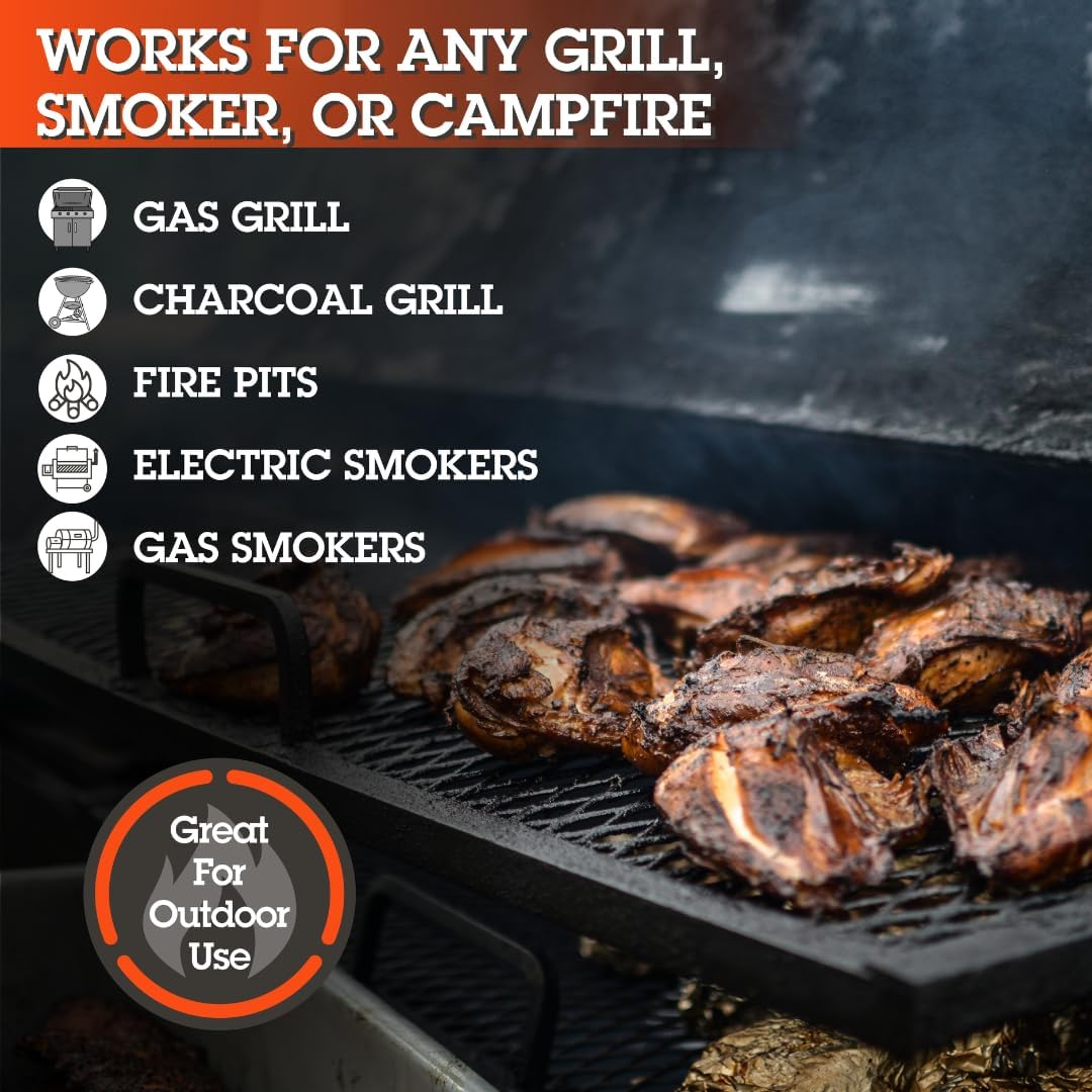 Camerons All Natural Apple Wood Chunks for Smoking Meat -840 Cu. in. Box, Approx 10 Pounds- Kiln Dried Large Cut BBQ Wood Chips for Smoker - Barbecue Chunks Smoker Accessories