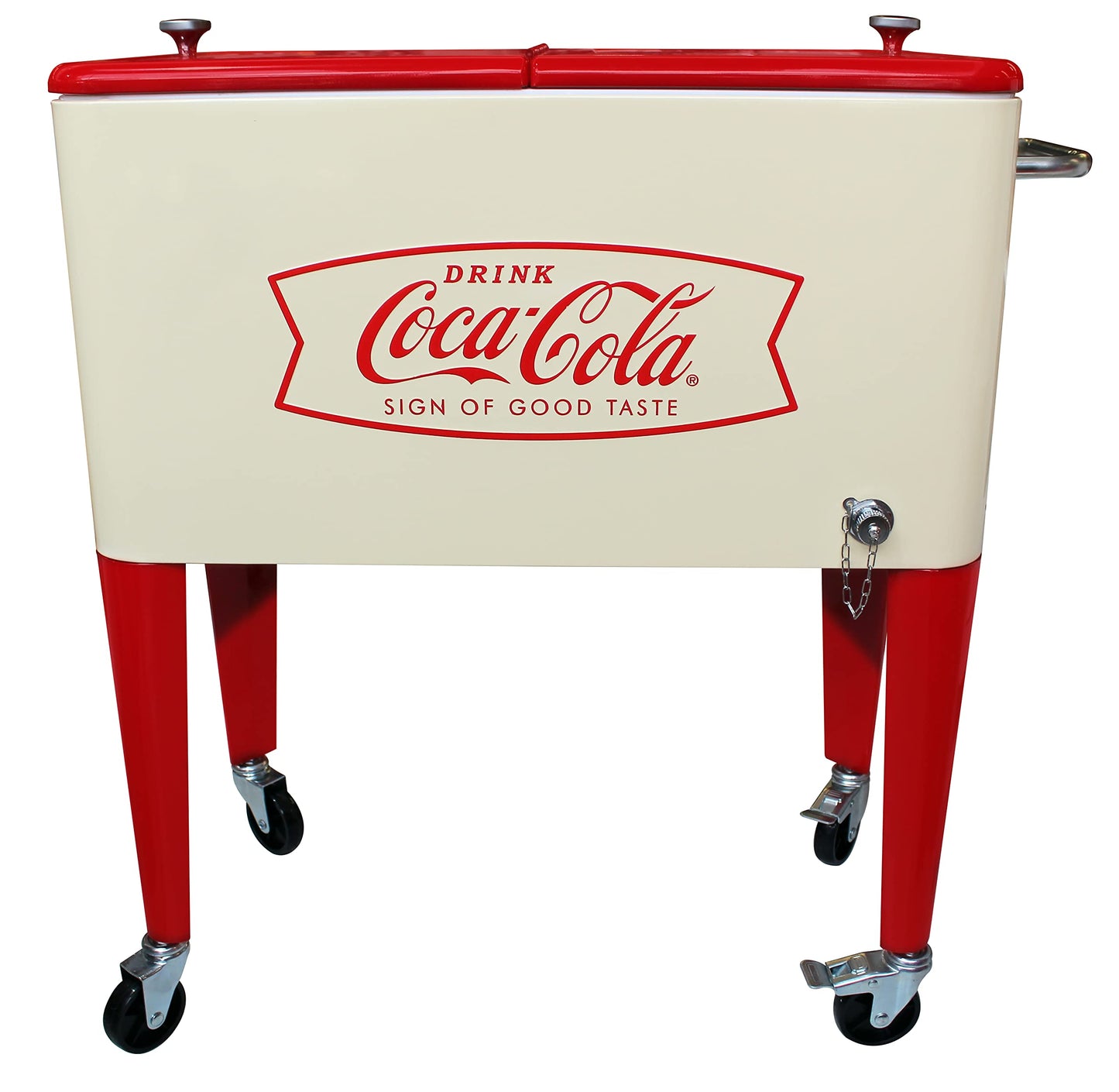 LEIGH COUNTRY CP 98116 Coke Cooler 60QT- CREAMFISH