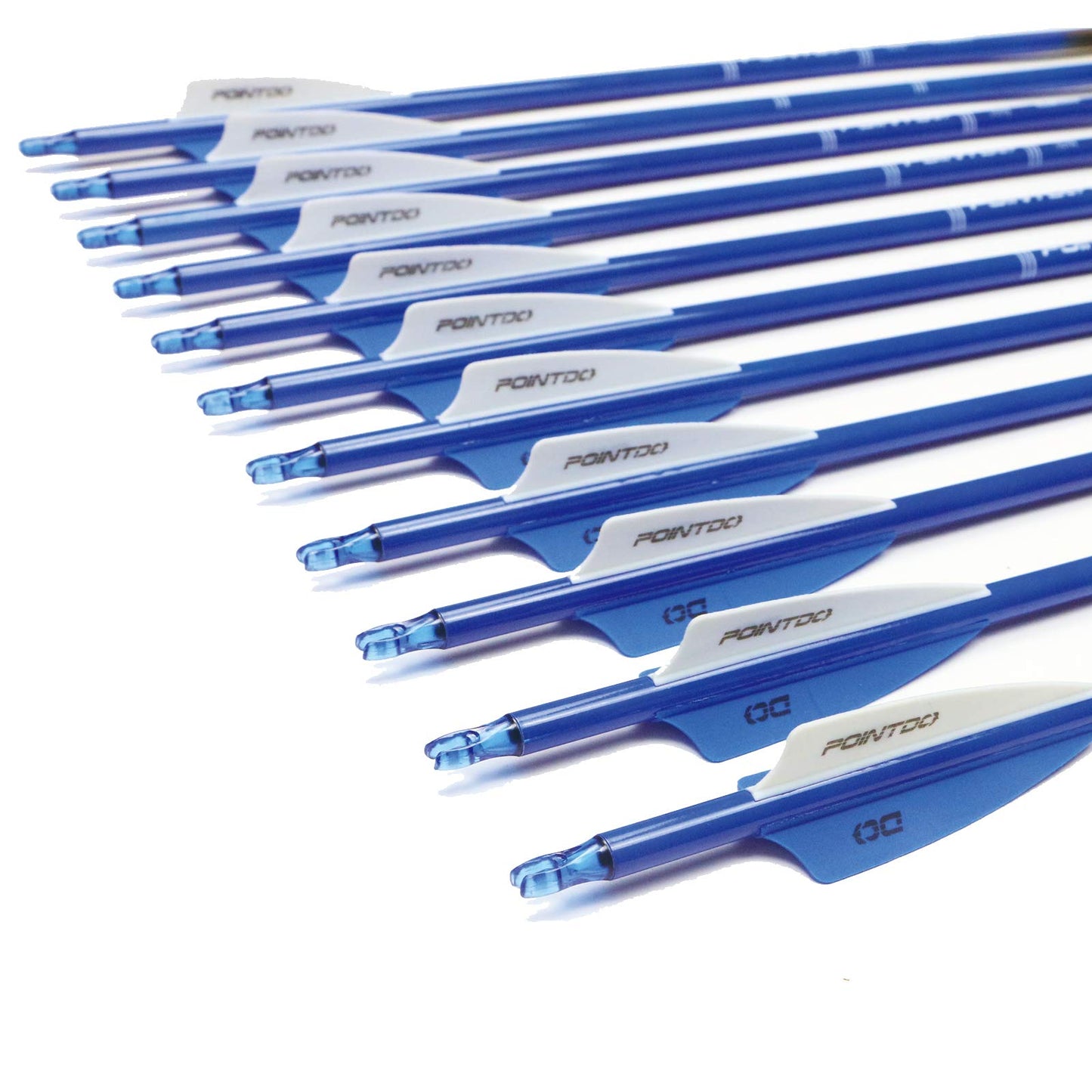 30inch Carbon Arrow Fluorescence Color Targeting and Practice and Hunting Arrows for Compound Bow and Recurve Bow with Removable Tips(Pack of 12)