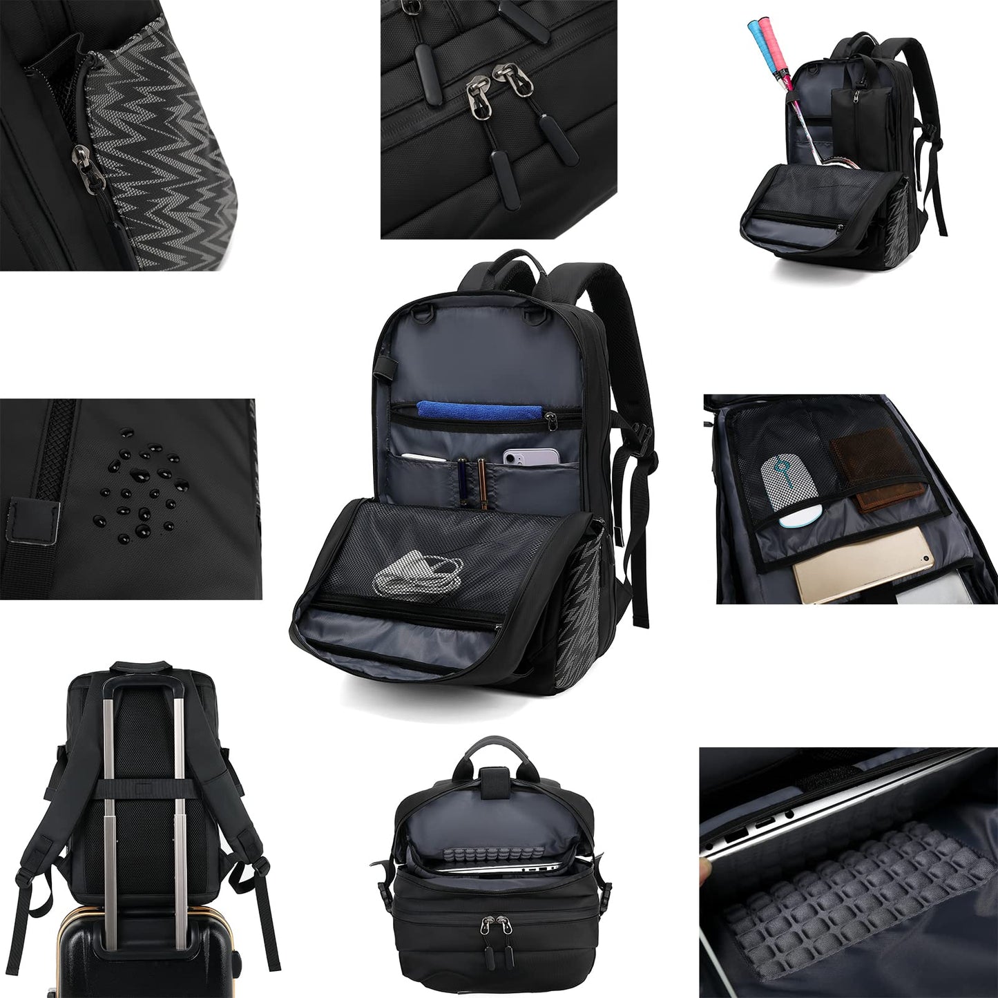 Powersports Saddle Bags - Waterproof Motorcycle Luggage, Helmet & Pillion Seat Side Bags