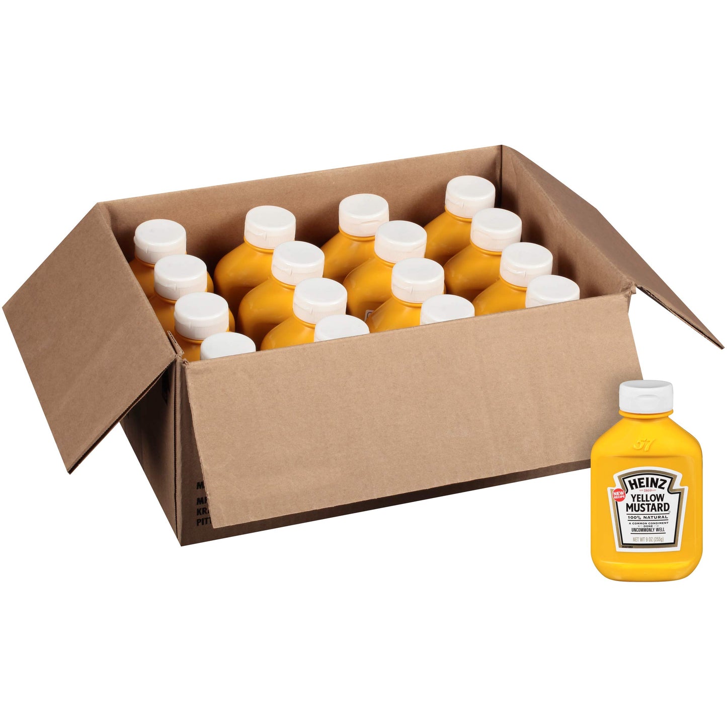 Heinz Yellow Mustard, 20 oz Bottle