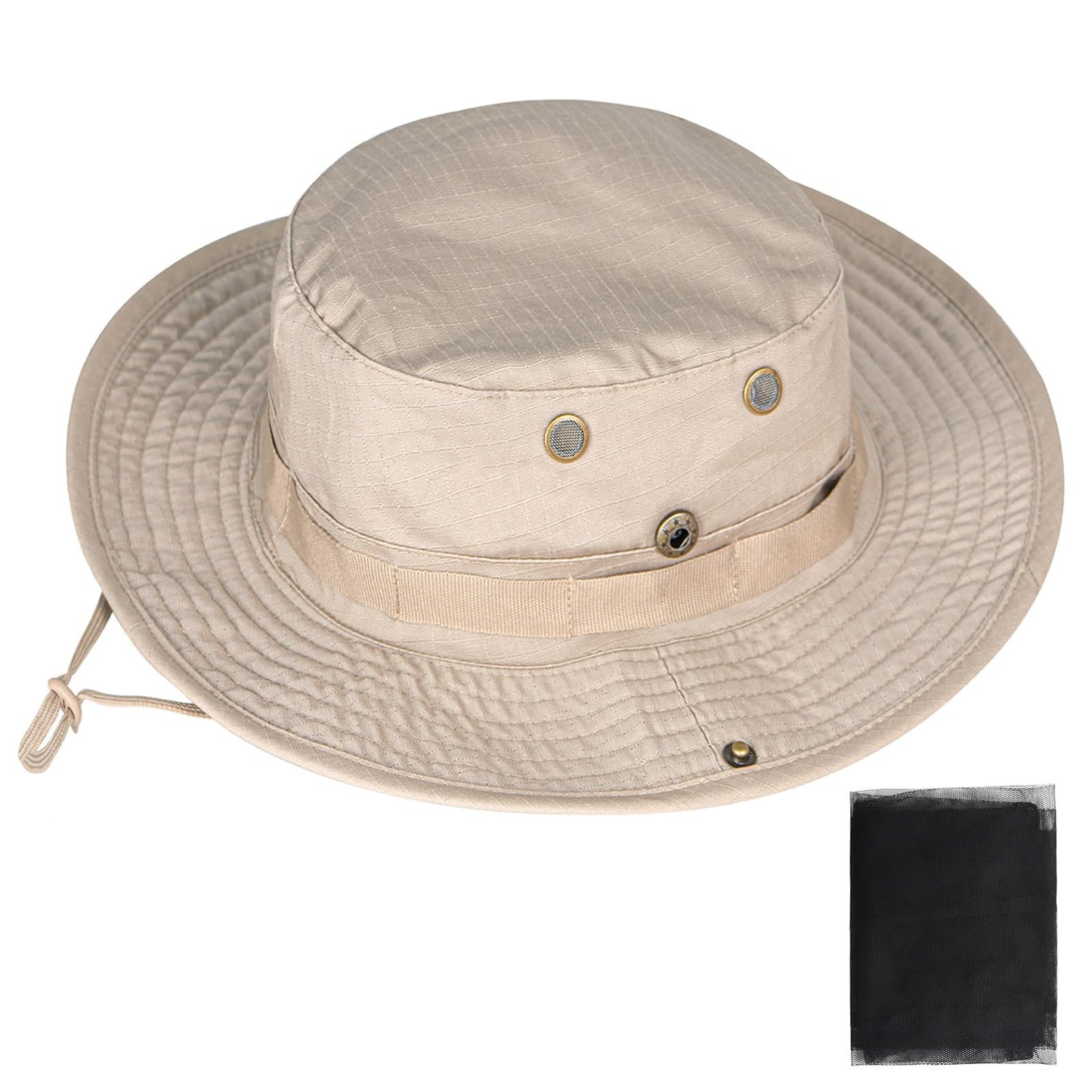 Sun Hats for Men Women Boonie Hat UPF 50+ Bucket Hat Wide Brim UV Protection Fishing Hiking Safari Outdoor Hats