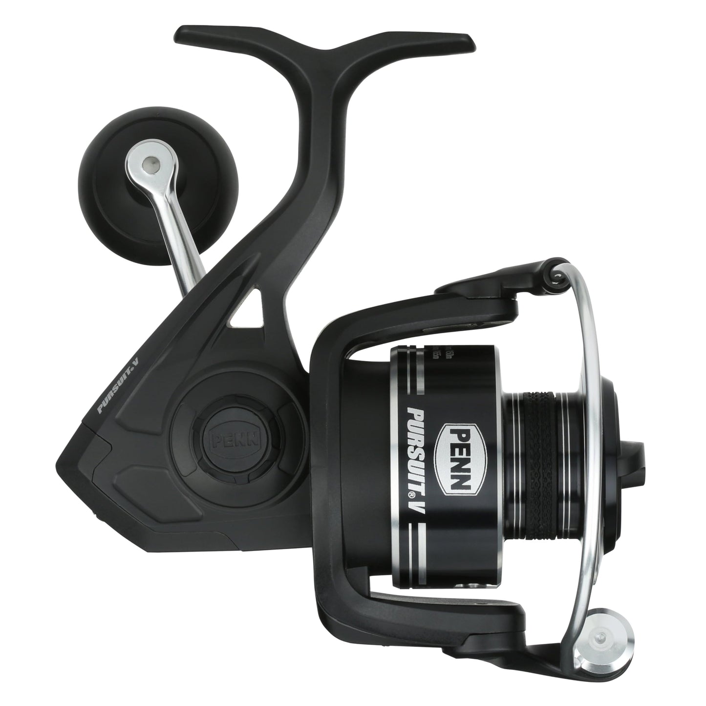 Penn Pursuit V Spinning Fishing Reel, Size 3000, Corrosion-Resistant Graphite Body, Lightweight Aluminum Superline Spool, HT-100 Drag System