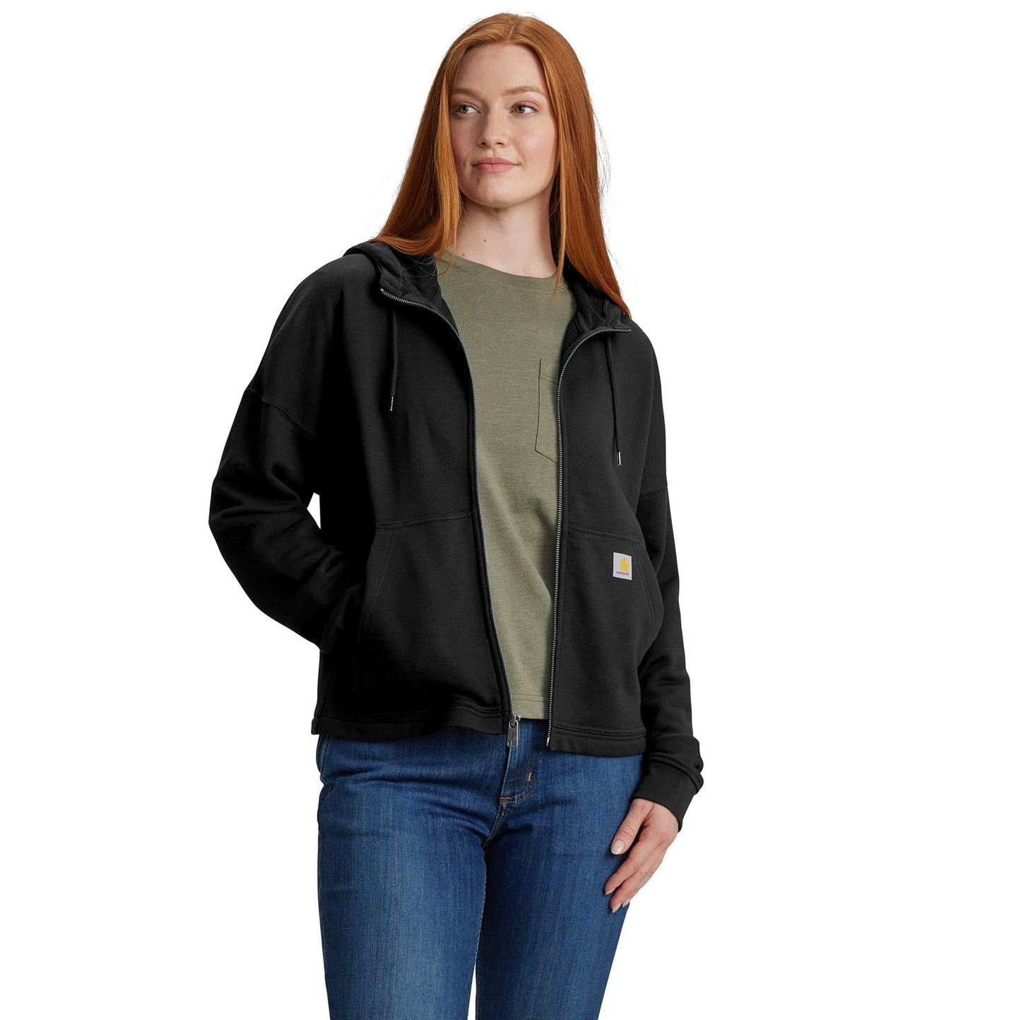 Carhartt Women's Tencel Fiber Series Loose Fit Full-Zip Sweatshirt