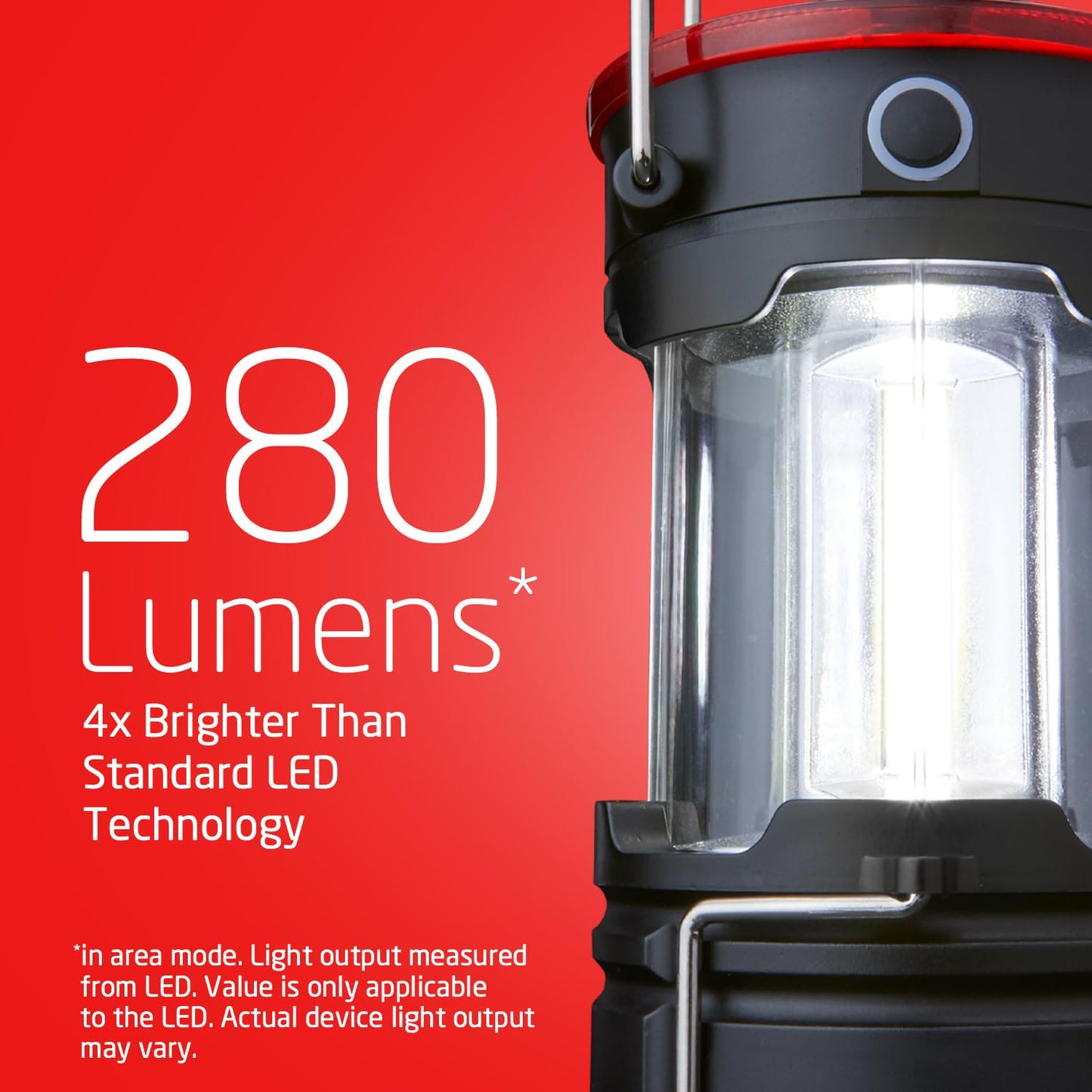 Eveready ALCL31 Collapsible LED Lanterns, 350 Lumens, 3 Pack, Collapsible Lantern with 4 LED Light Modes