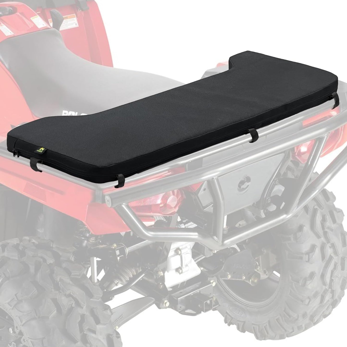MYDAYS Universal ATV Rack Pad, Breathable Shock Absorption Water-Resistant ATV Seat Cushion for Four Wheeler Polaris Sportsman Kawasaki Arctic Cat