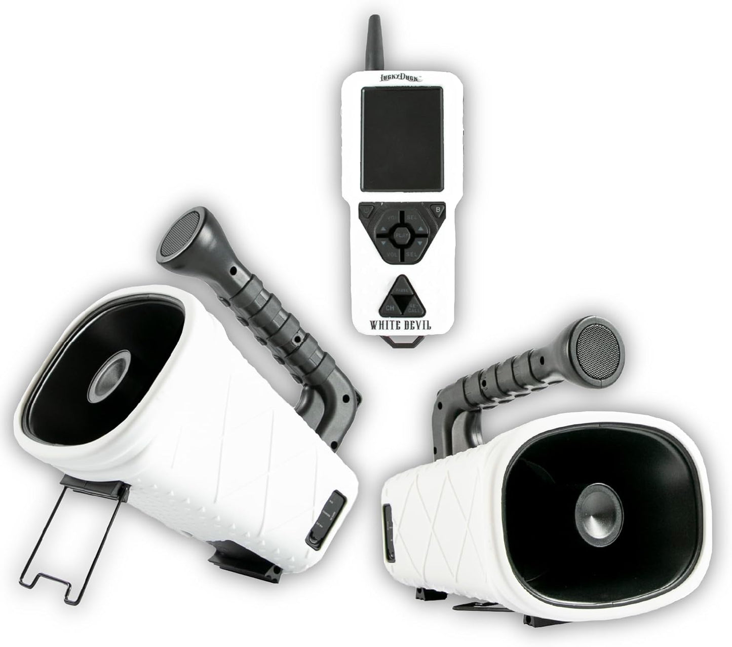Lucky Duck White Devil Ecaller, Wireless Electronic Snow Goose and Predator Caller