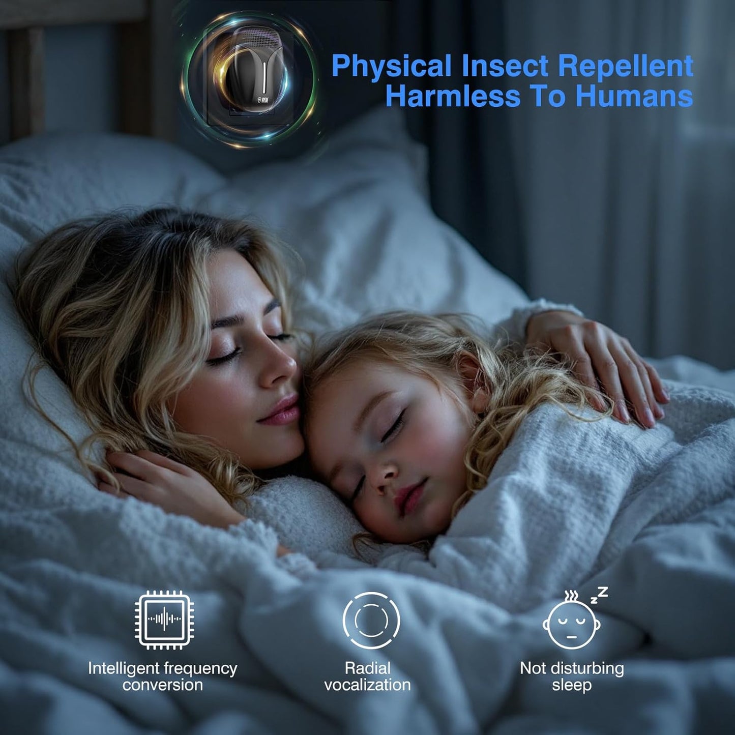2025 Upgraded Ultrasonic Repeller & Insect Indoor Repeller,Ultrasonic and Repellent for Roach,Rodent,Mouse,Bugs,Mosquito,Mice,Spider,Ant,3 Mode Switching,6 Packs